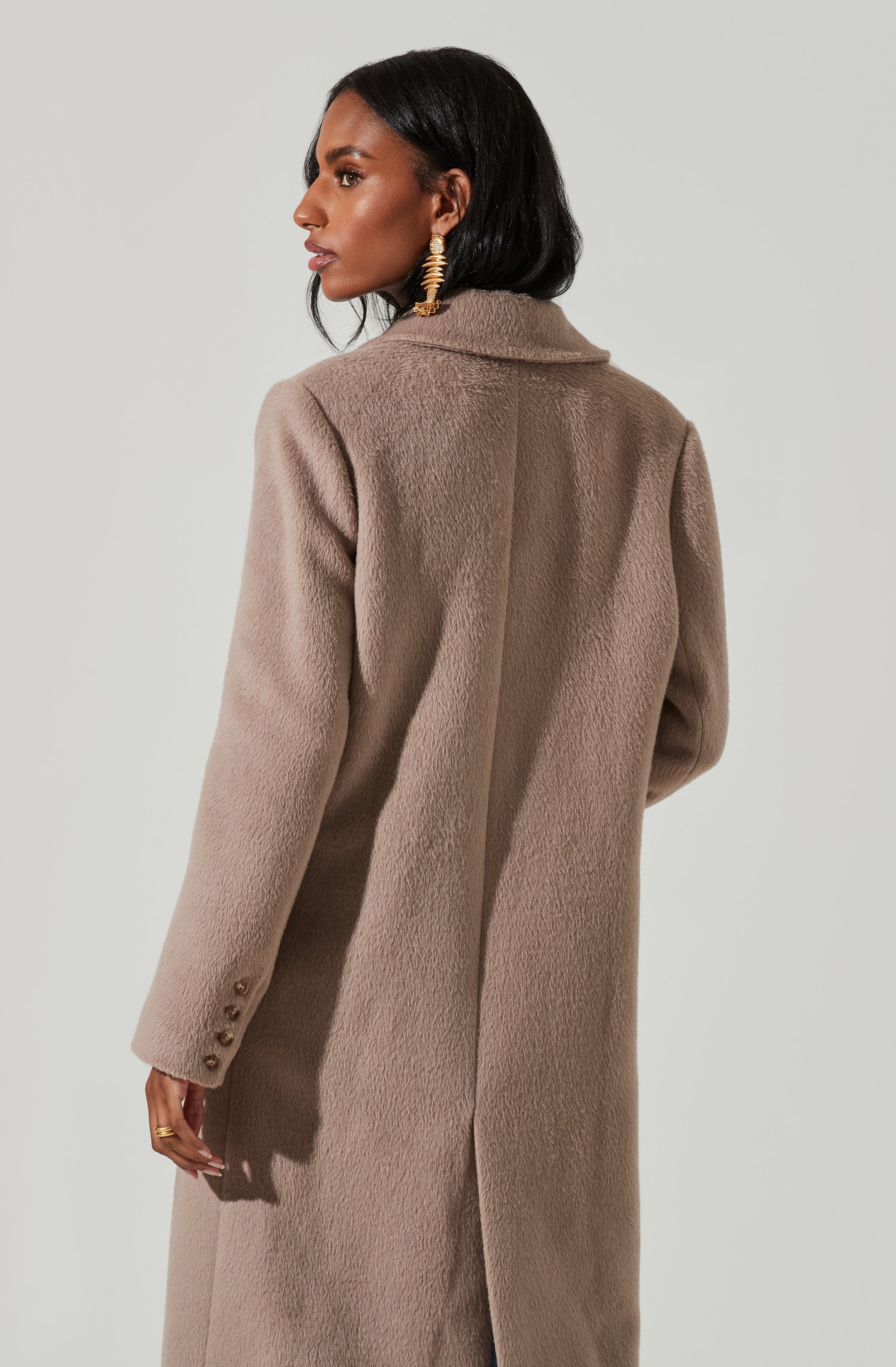 Morana Double Breasted Duster Coat-Aljck