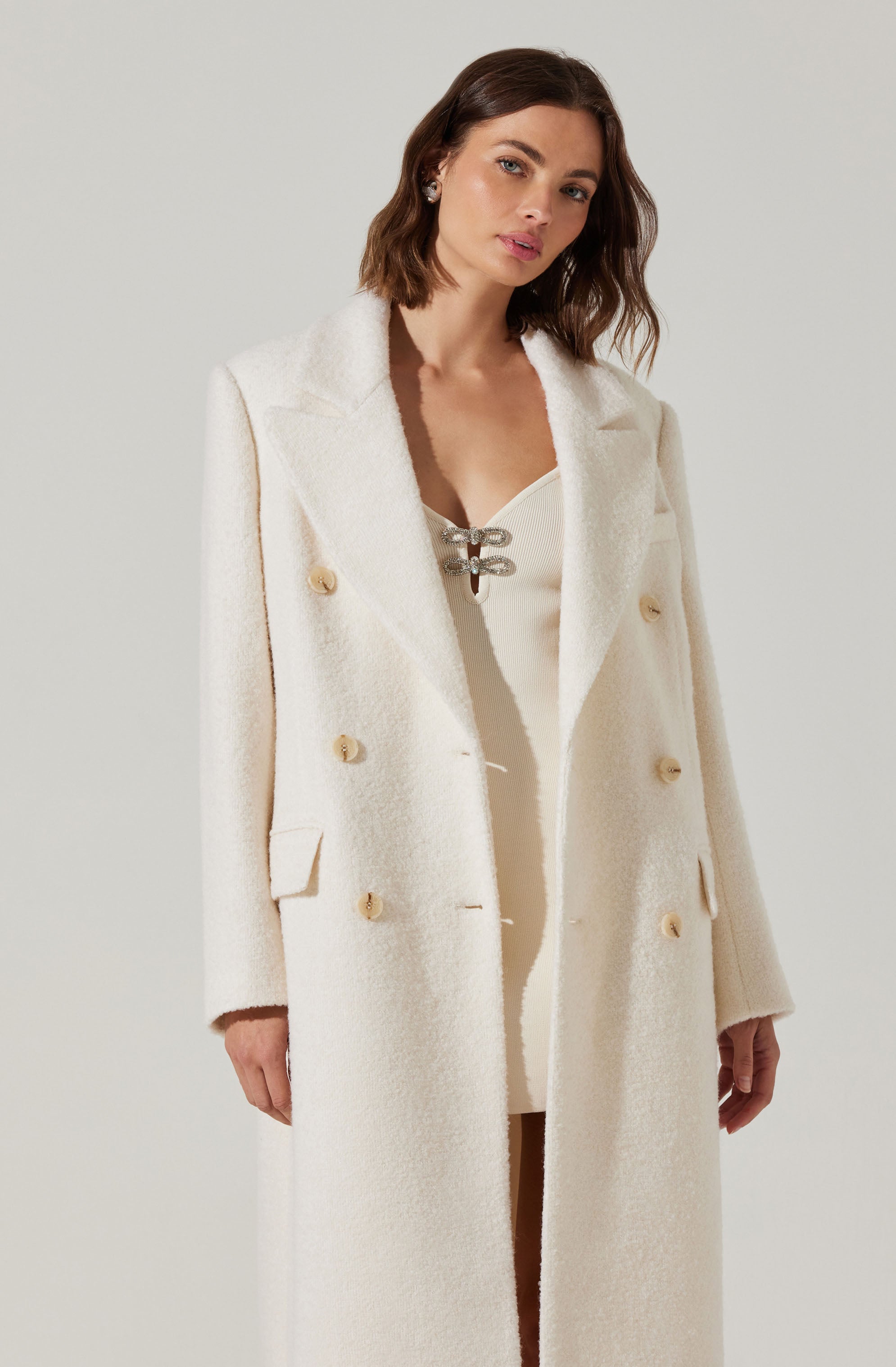 Morana Double Breasted Coat-Aljck