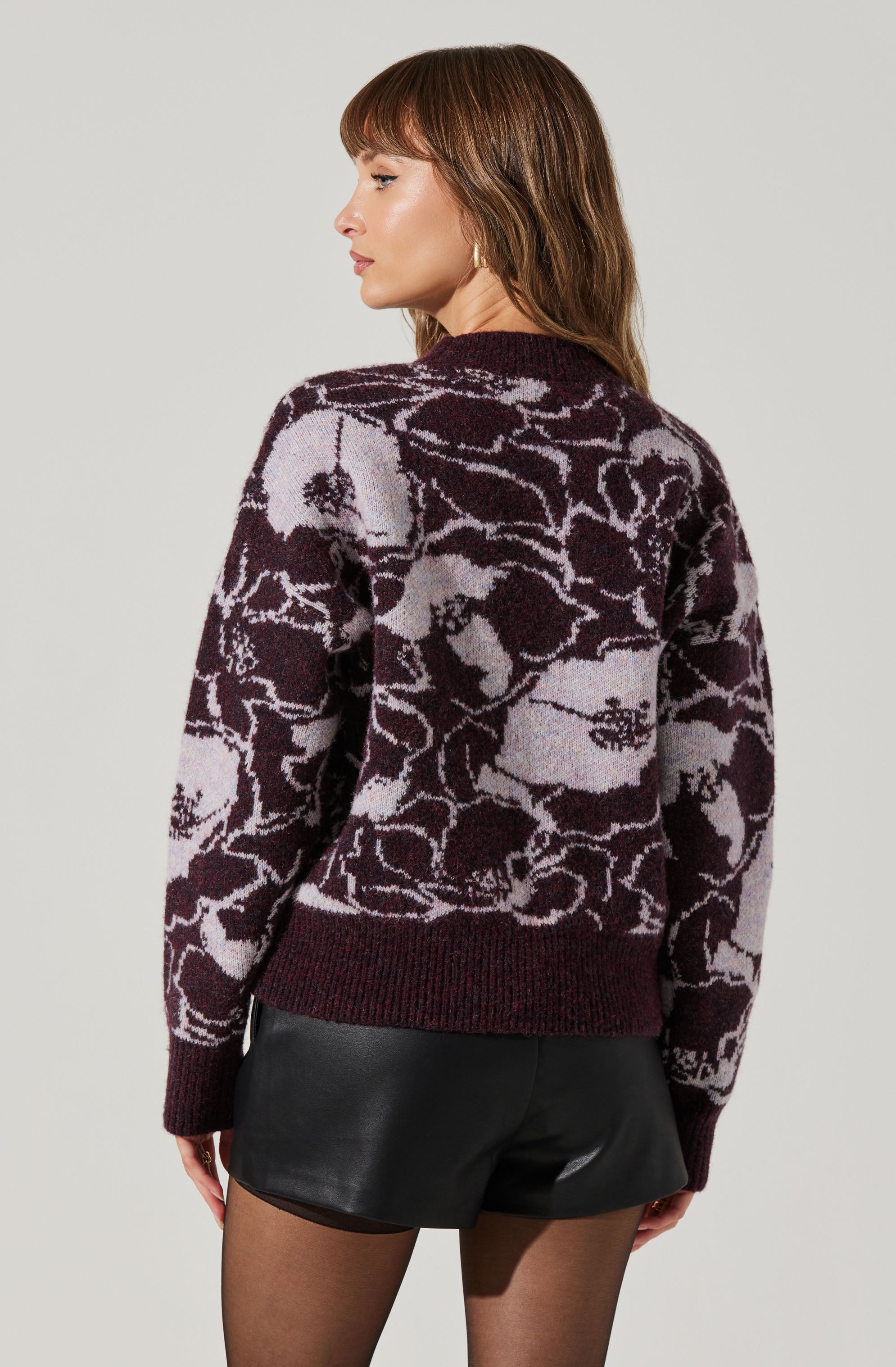 Saira Floral Sweater-Aljck