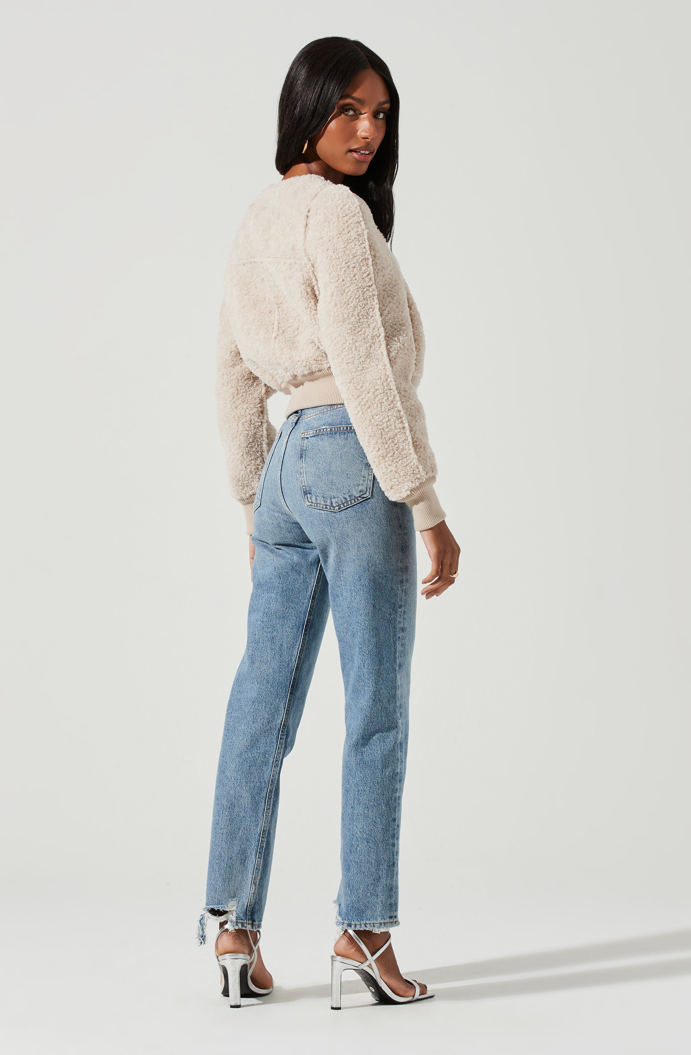 Stacy Faux Fur Jacket-Aljck