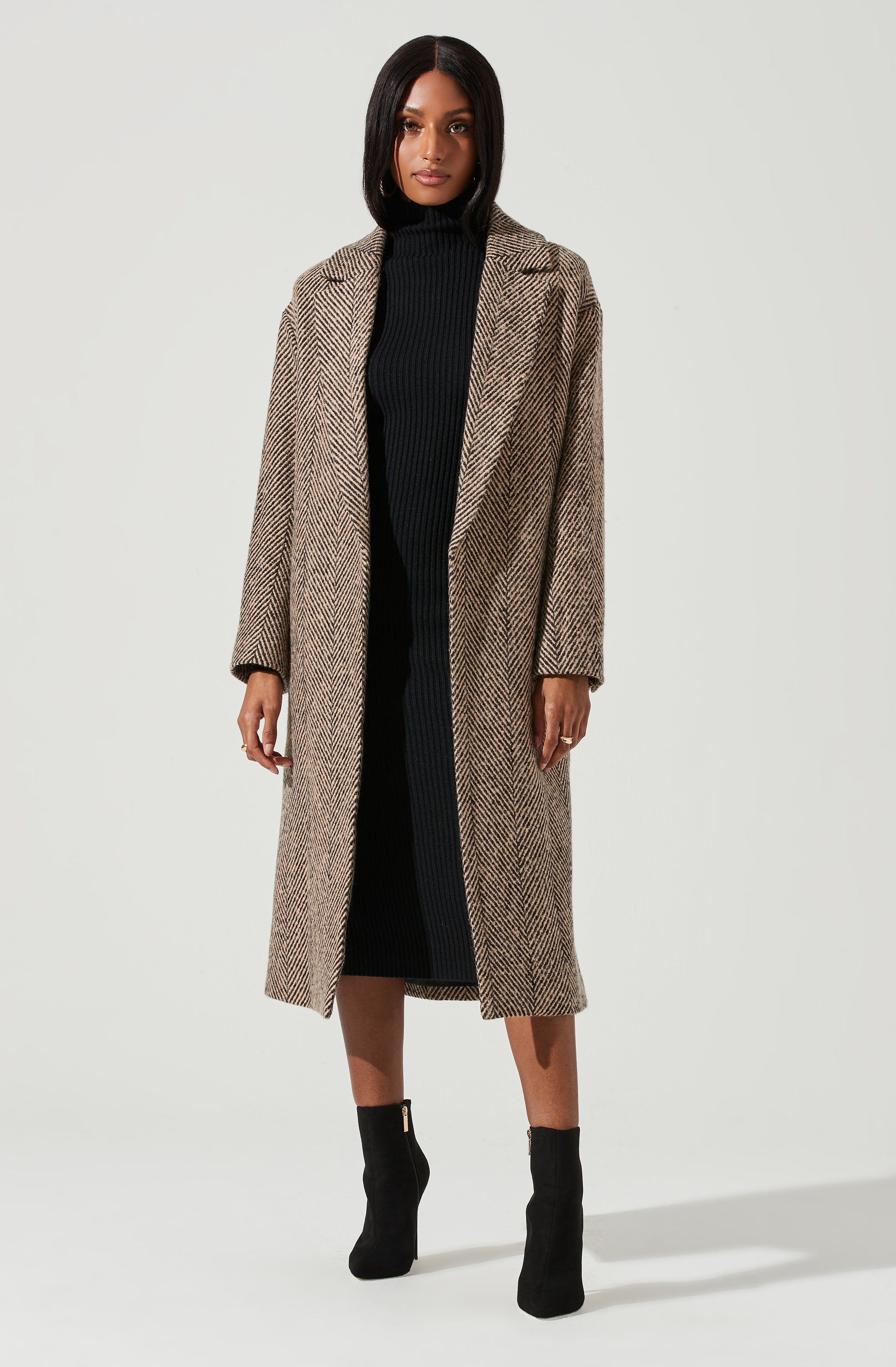 Rhodes Herringbone Tie Waist Coat-Aljck