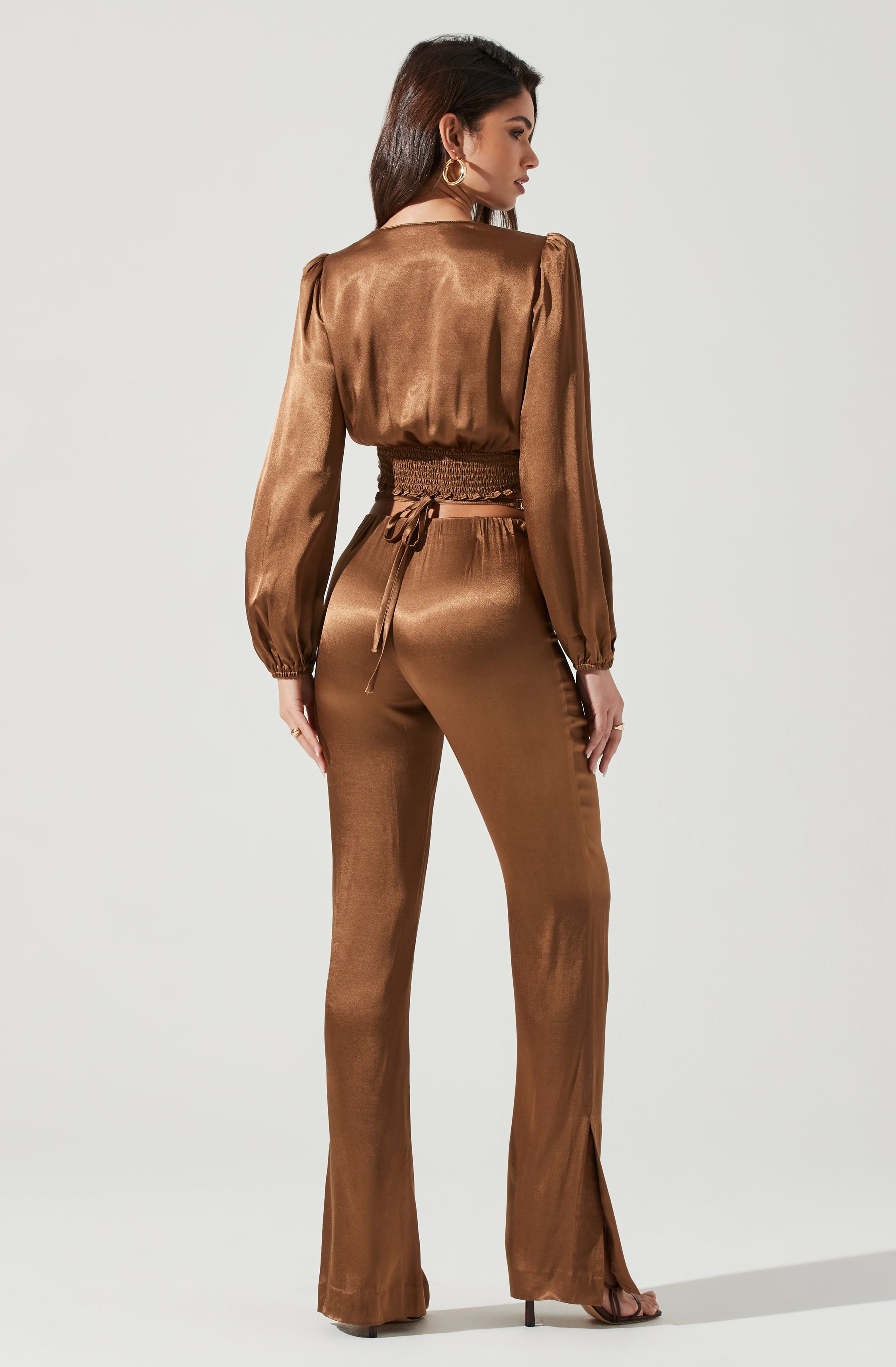 Nix Twist Front Long Sleeve Top-Aljck