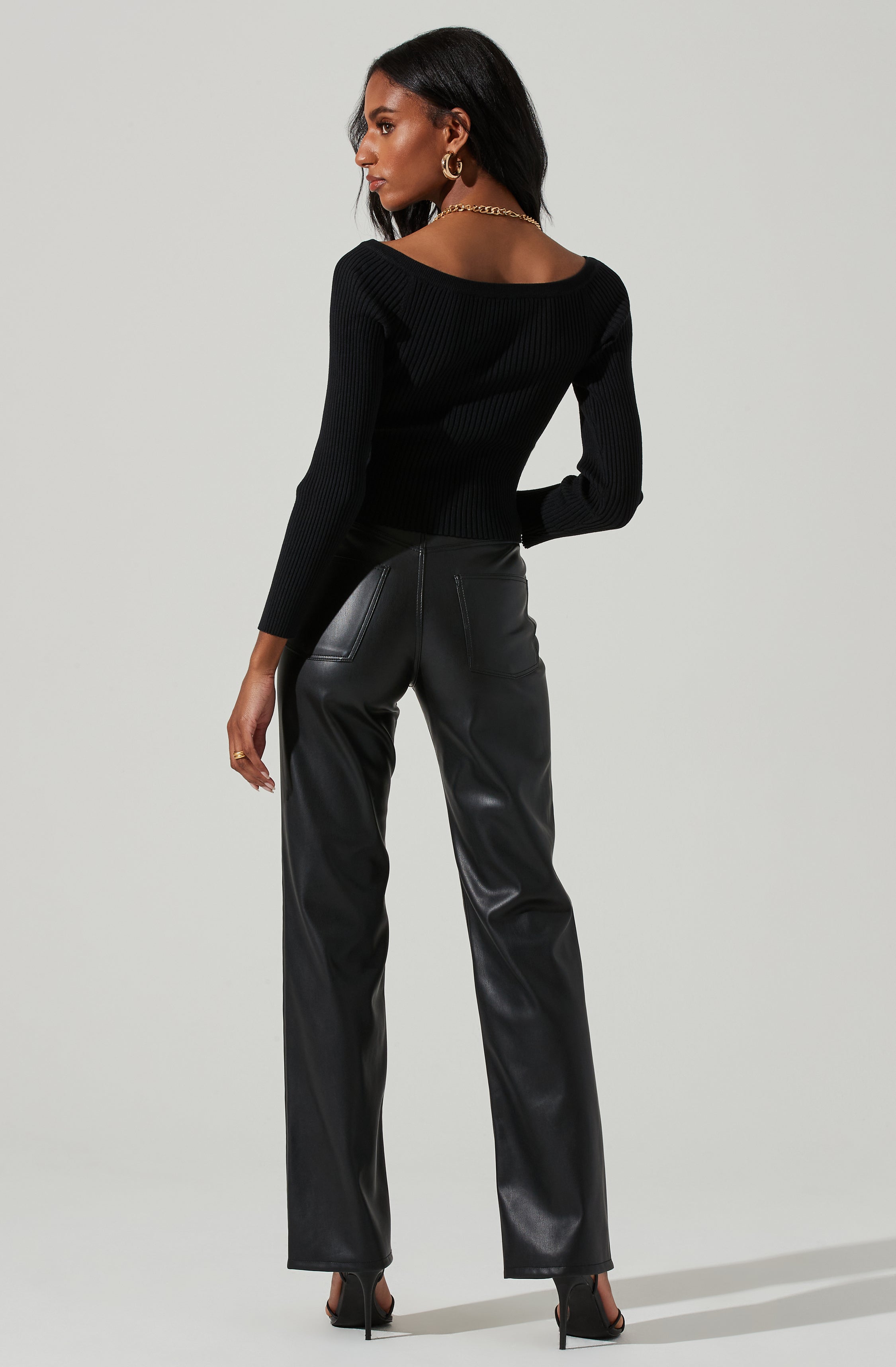 Philippa Chain Strap Sweater-Aljck