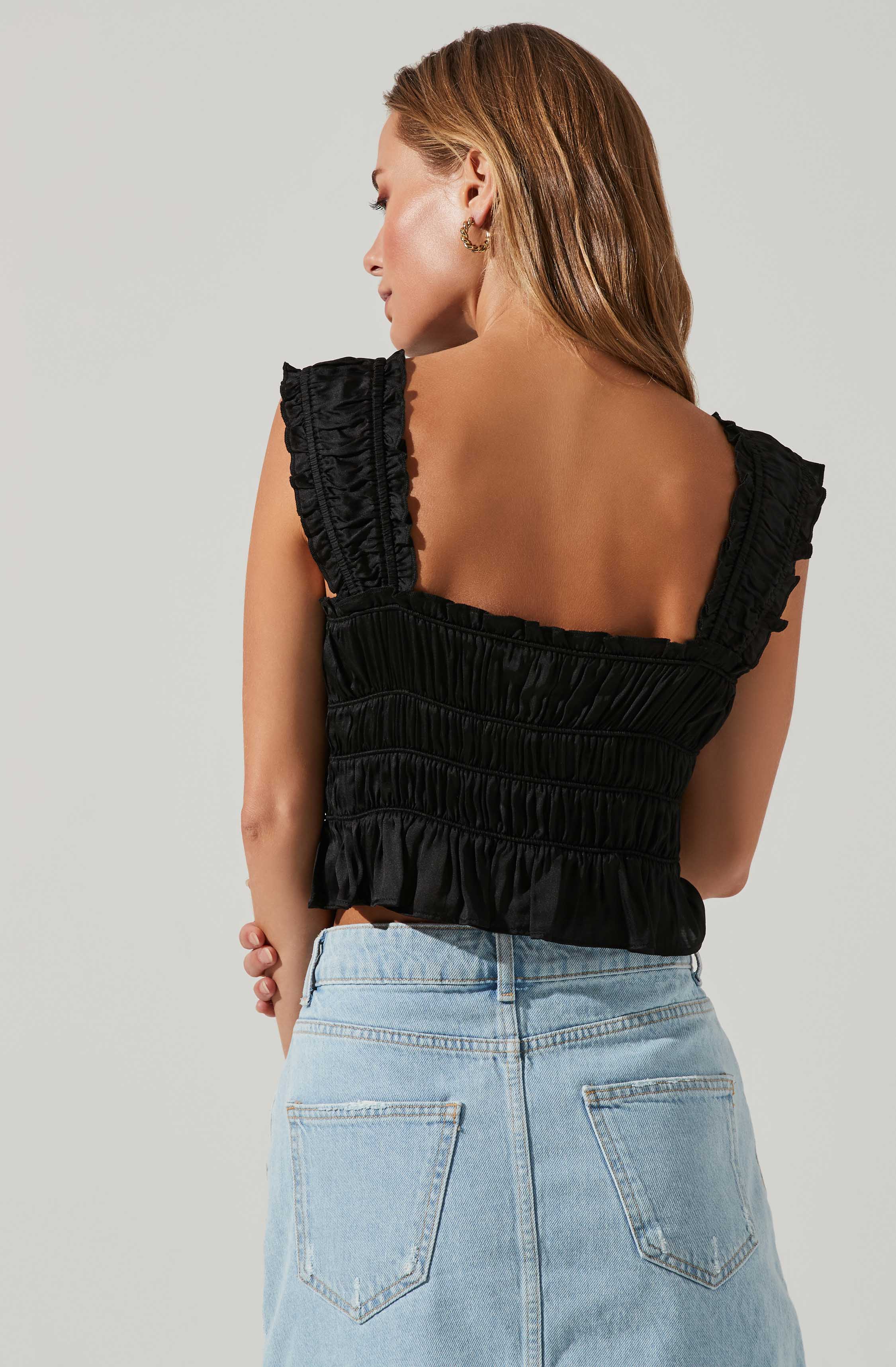 Rosita Smocked Top-Aljck