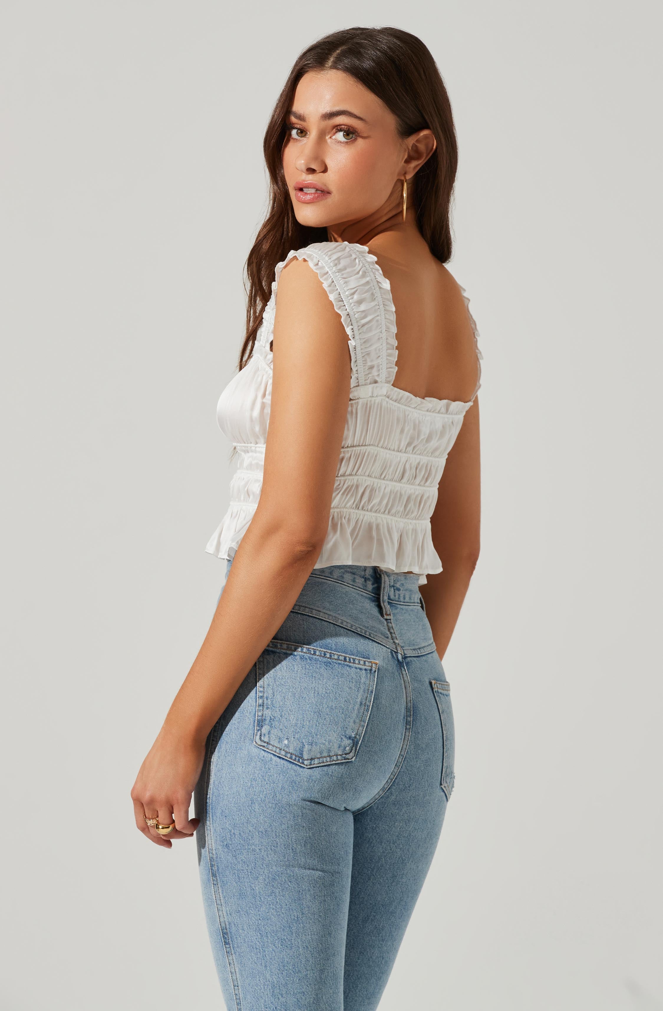 Rosita Smocked Top-Aljck