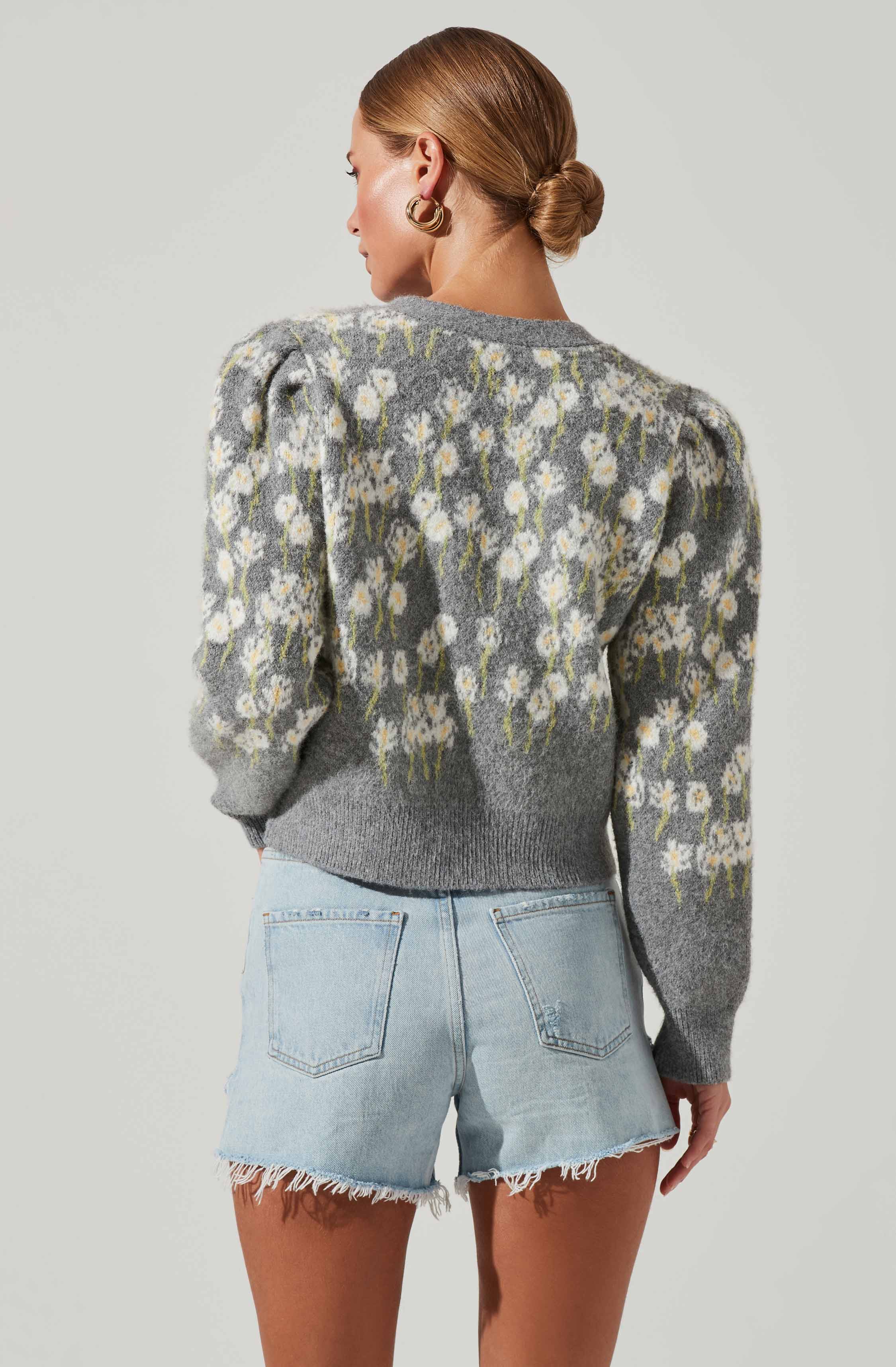 Marissa Floral Sweater-Aljck