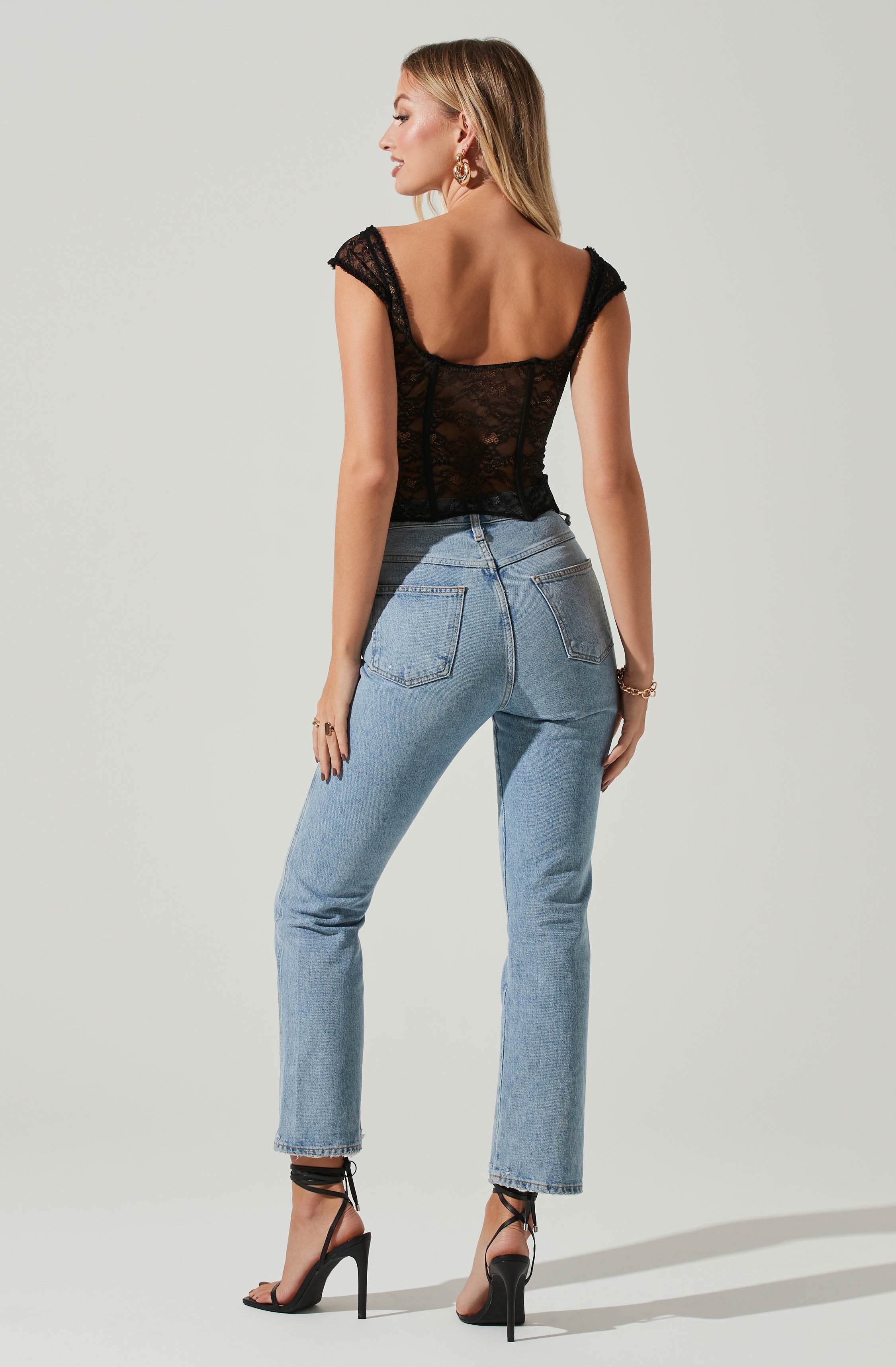 Brooke Lace Corset Top-Aljck