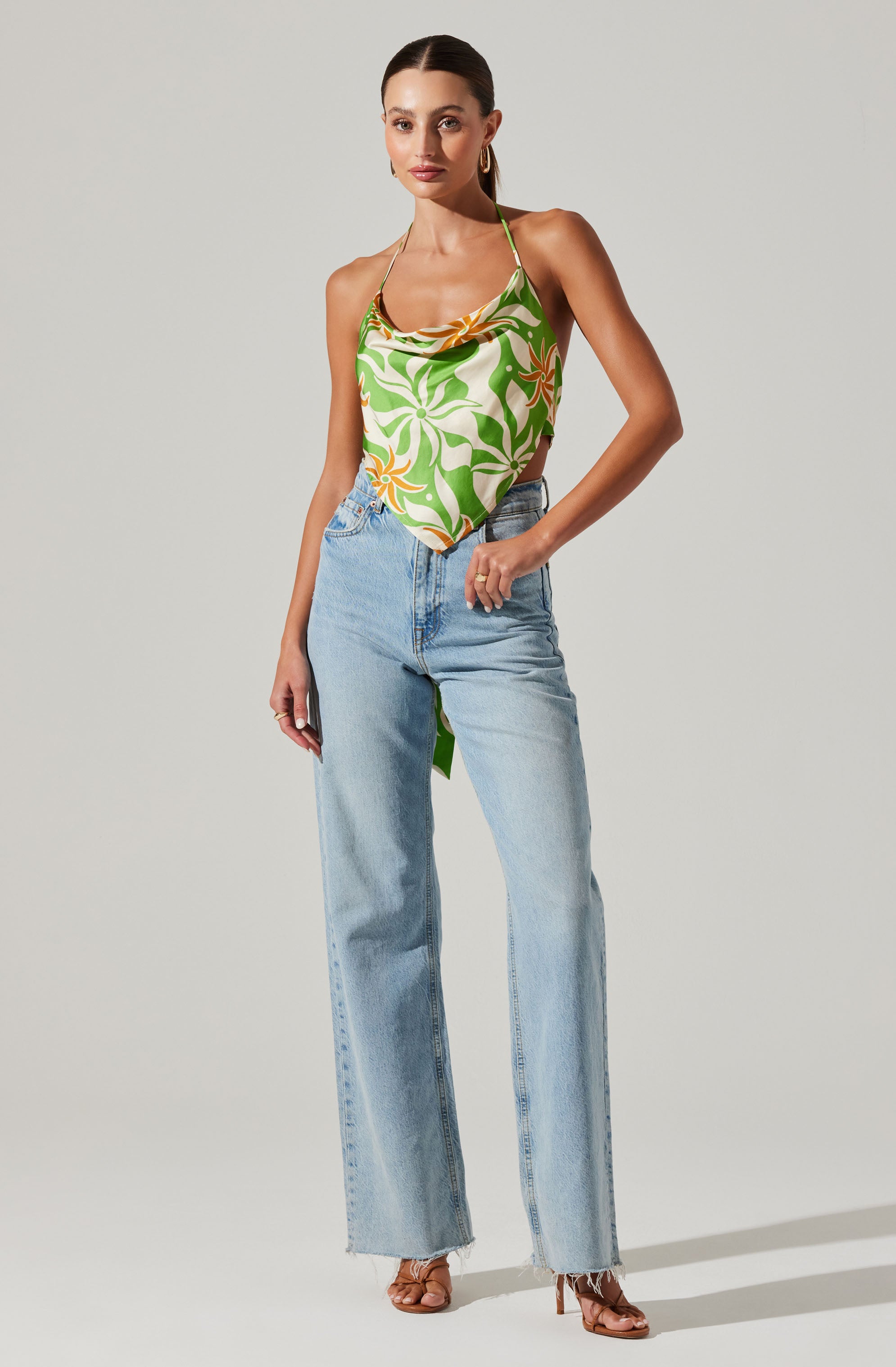 Layra Handkerchief Top-Aljck