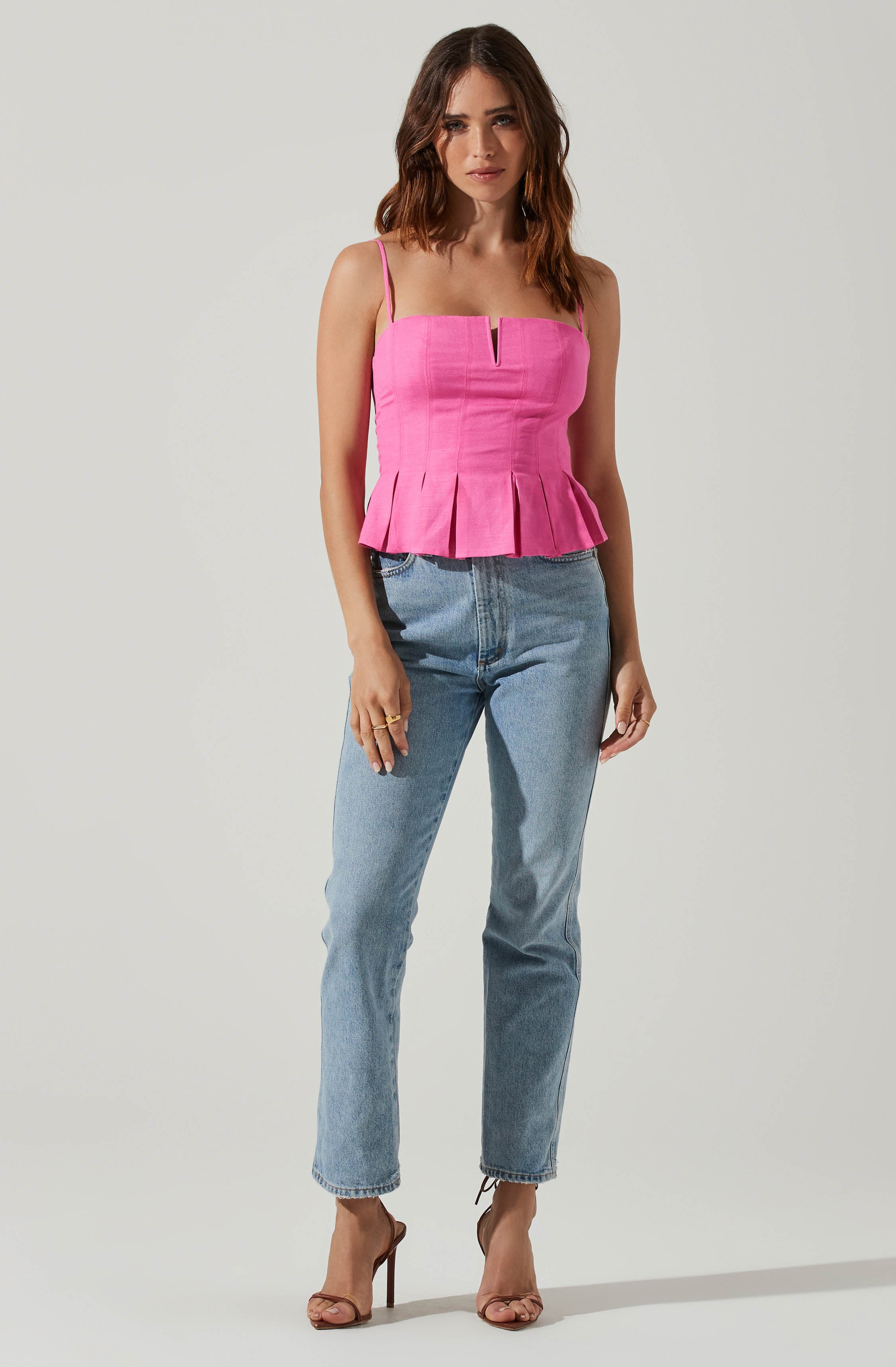 Rhoda Pleated Top-Aljck