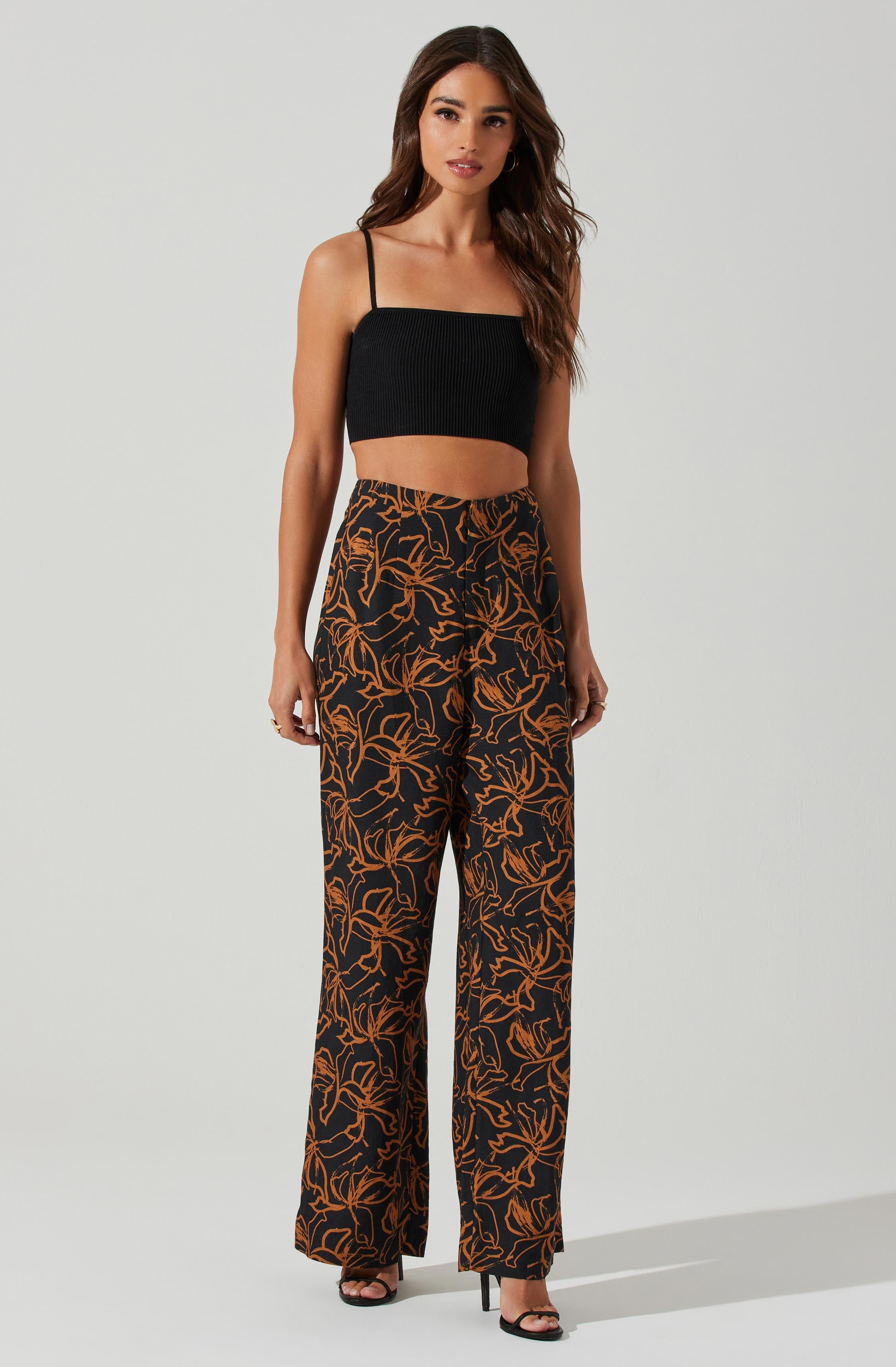 Shalia Strappy Crop Top-Aljck