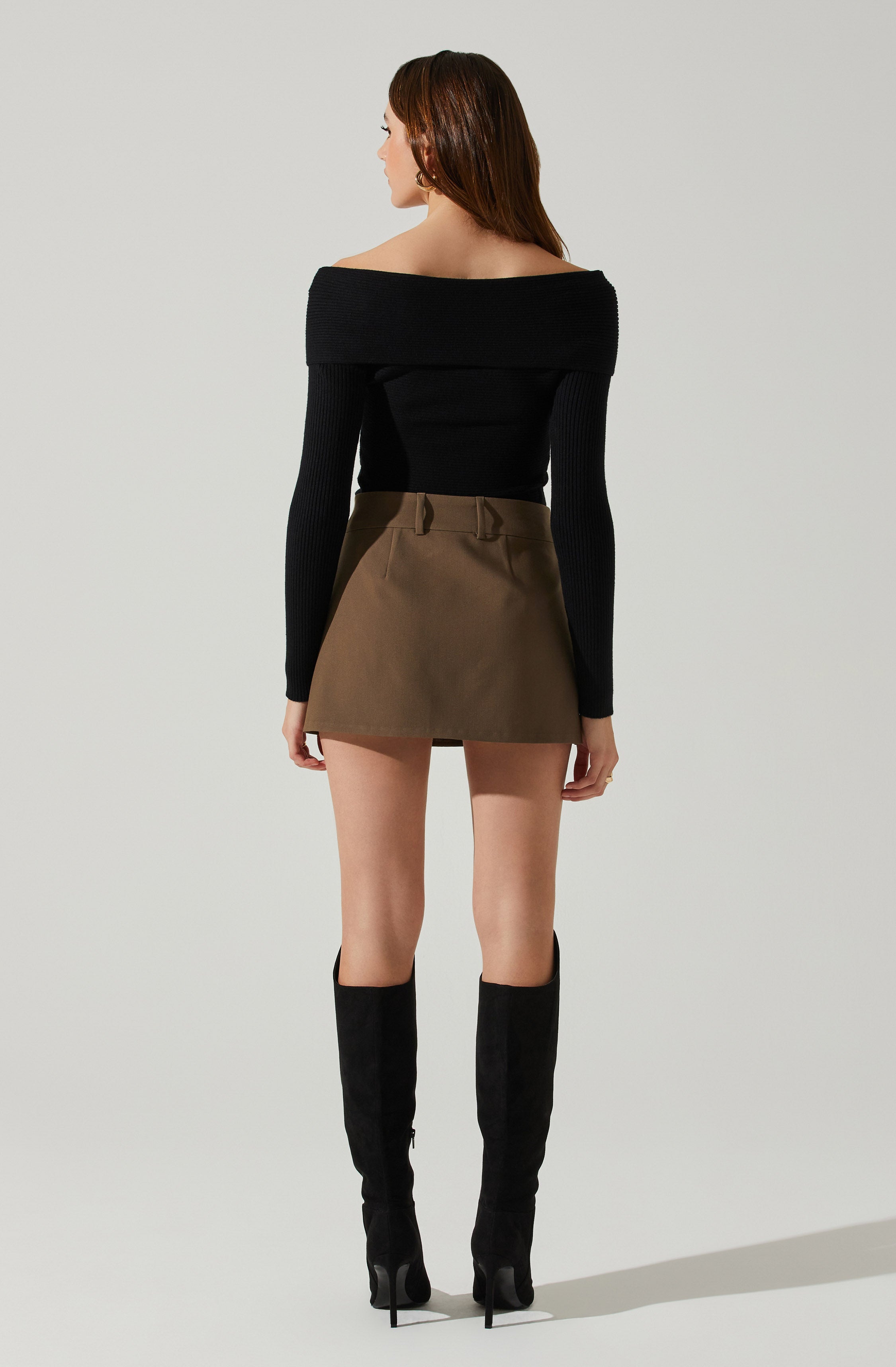Zayla  Off the Shoulder Sweater-Aljck