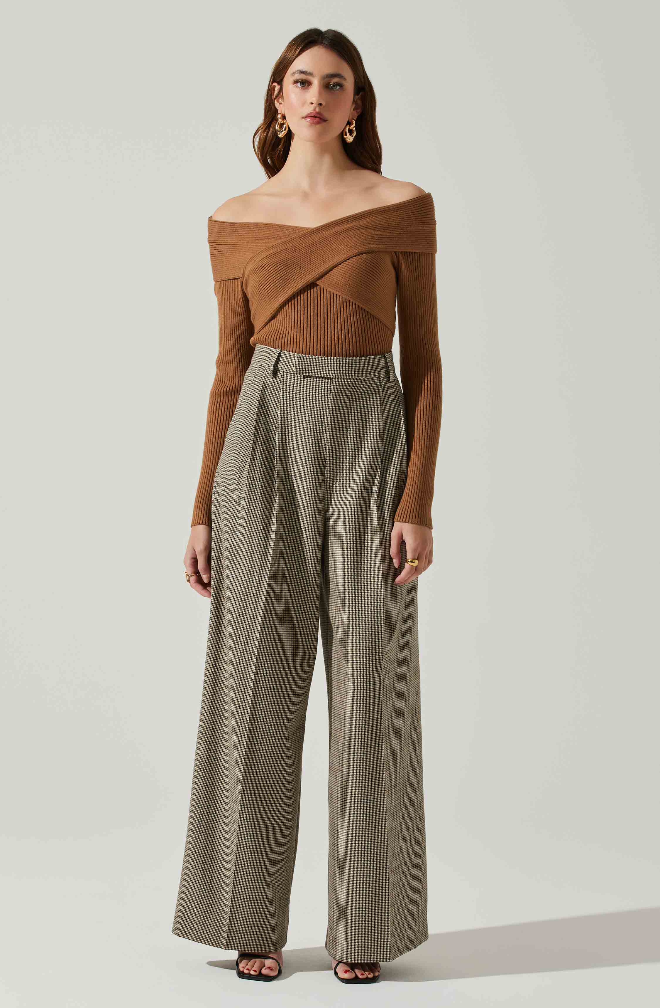 Zayla  Off the Shoulder Sweater-Aljck