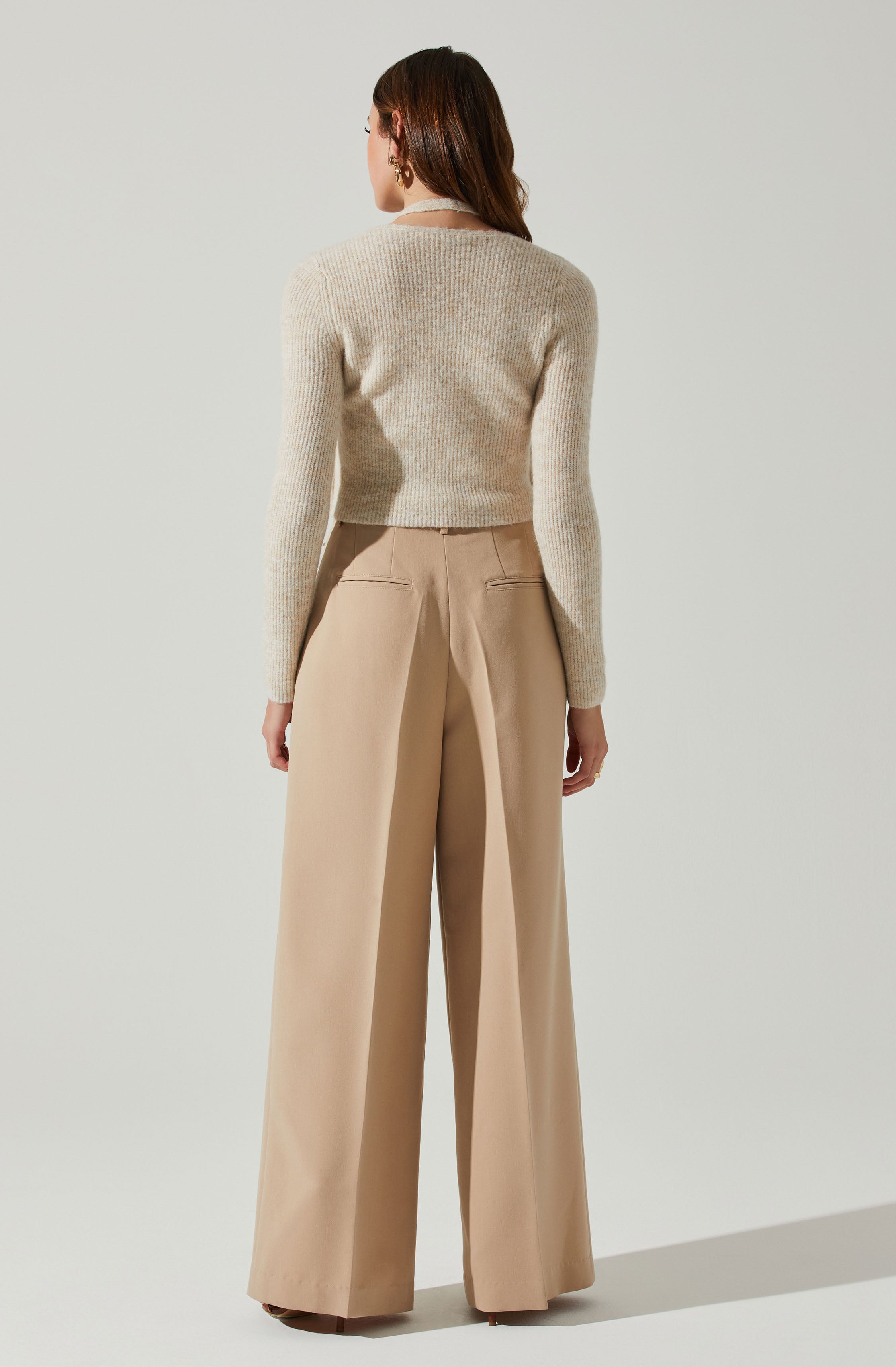 Mayte One Piece Halter Sweater Set-Aljck