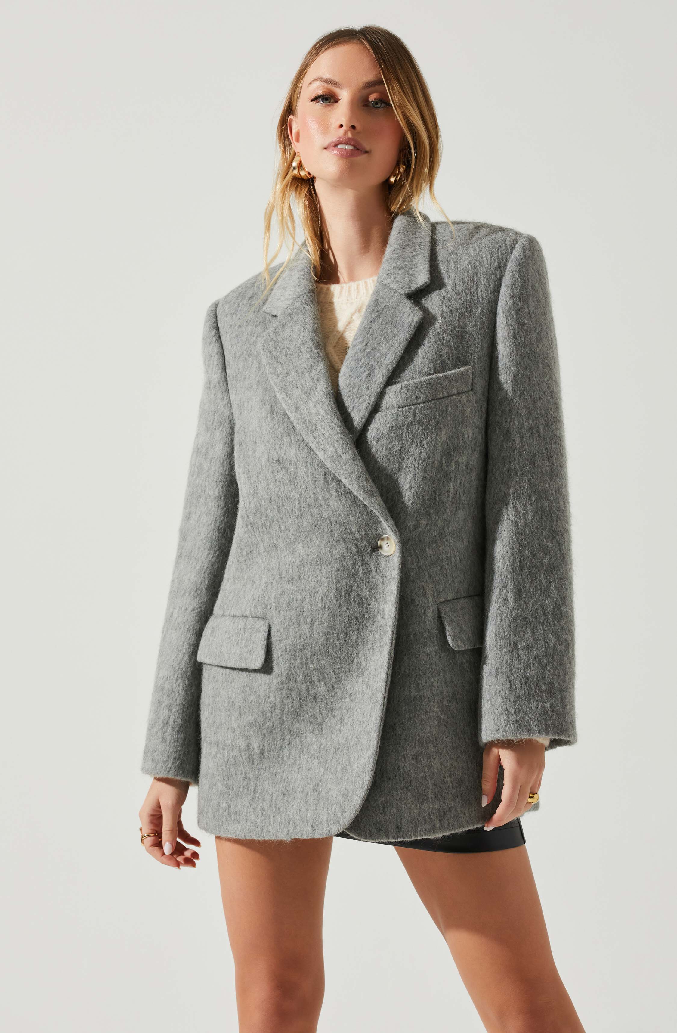 Kindra Wool Blend Coat-Aljck