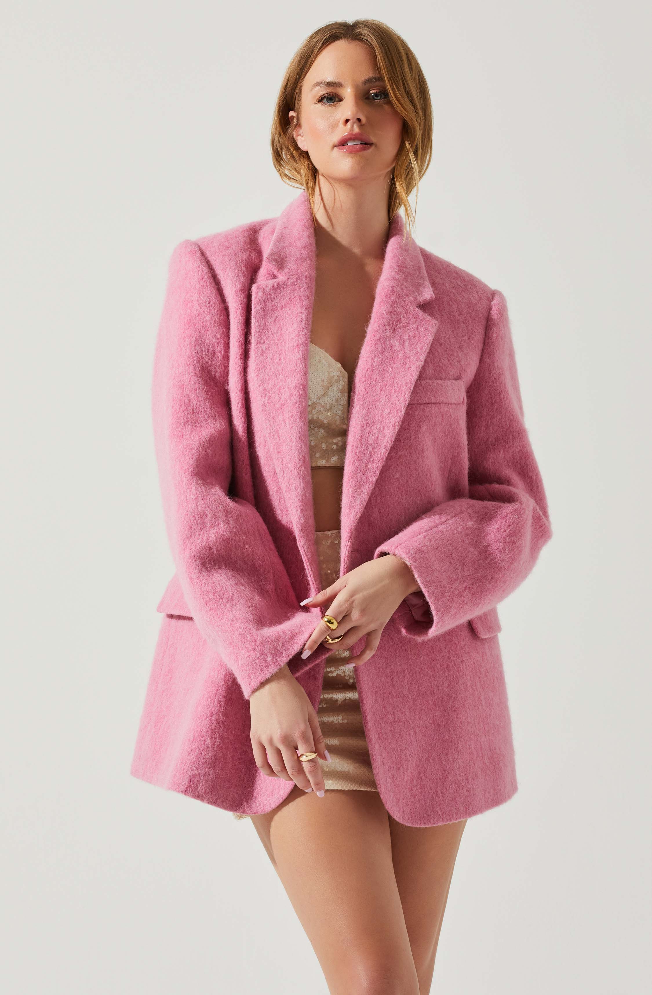 Kindra Wool Blend Coat-Aljck