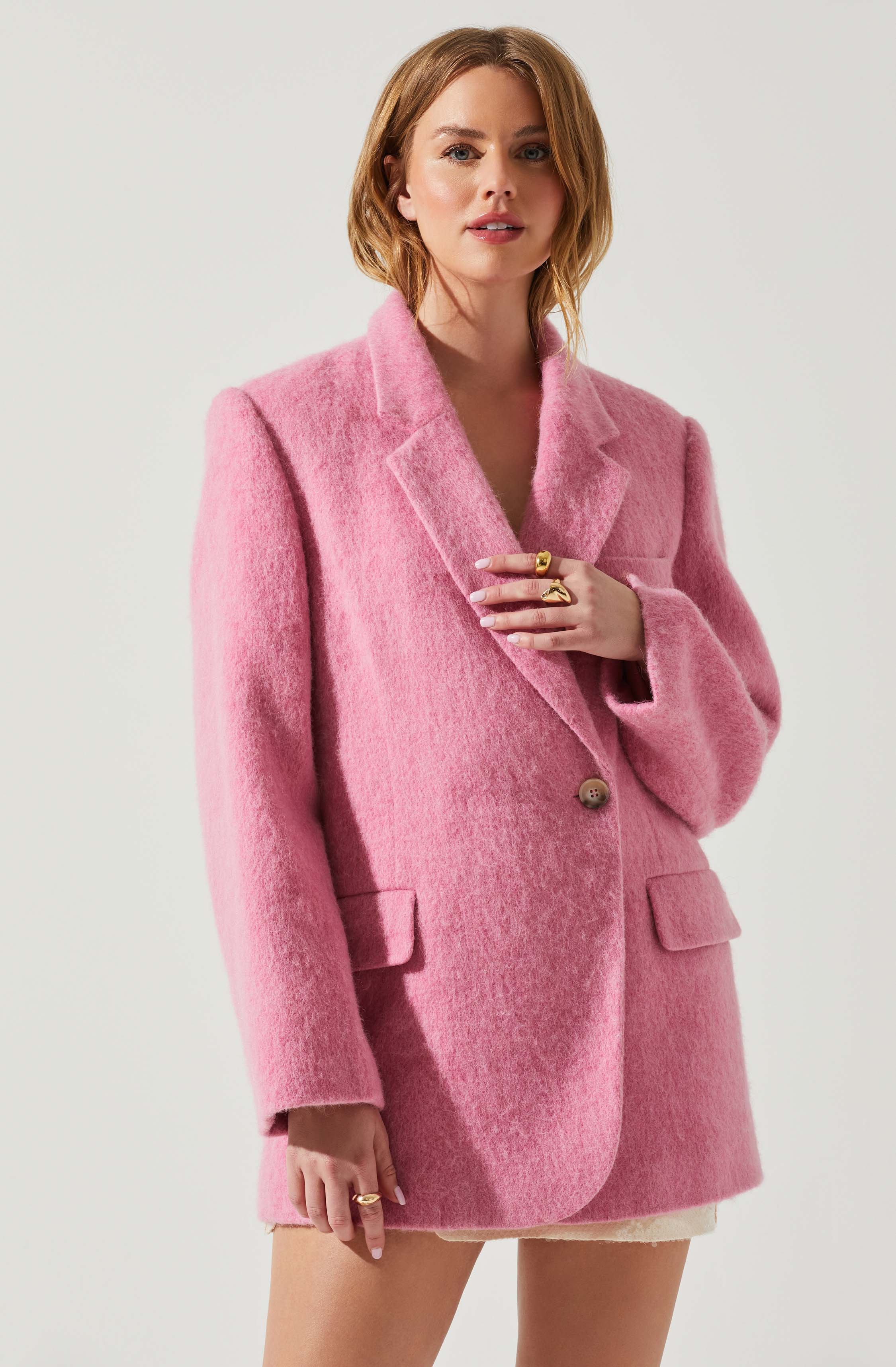 Kindra Wool Blend Coat-Aljck