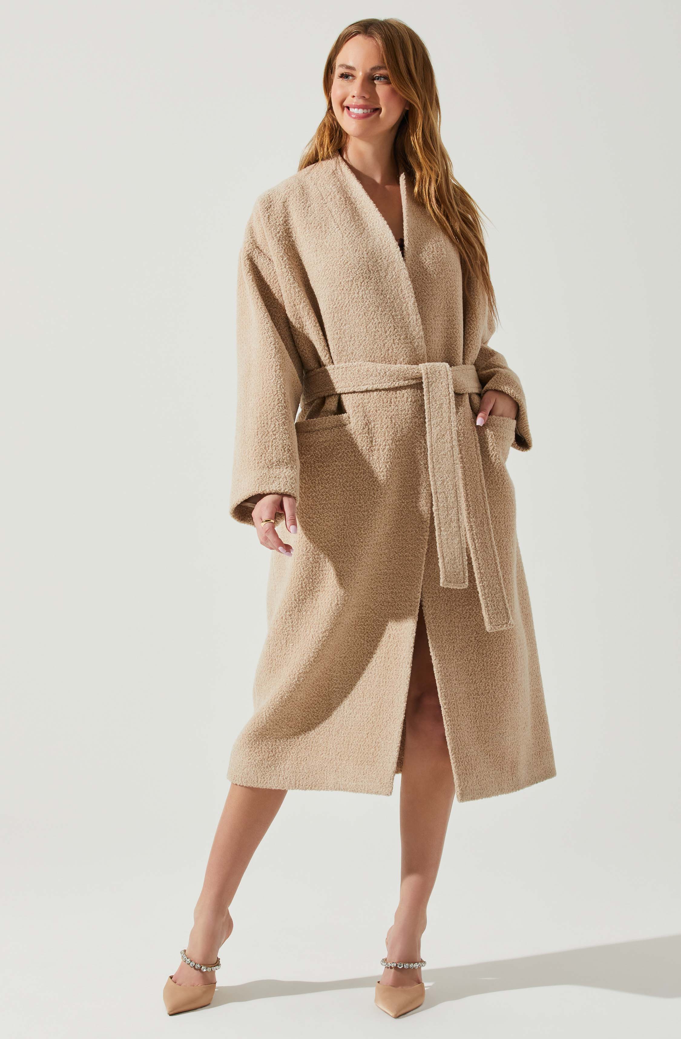Edna Belted Coat-Aljck