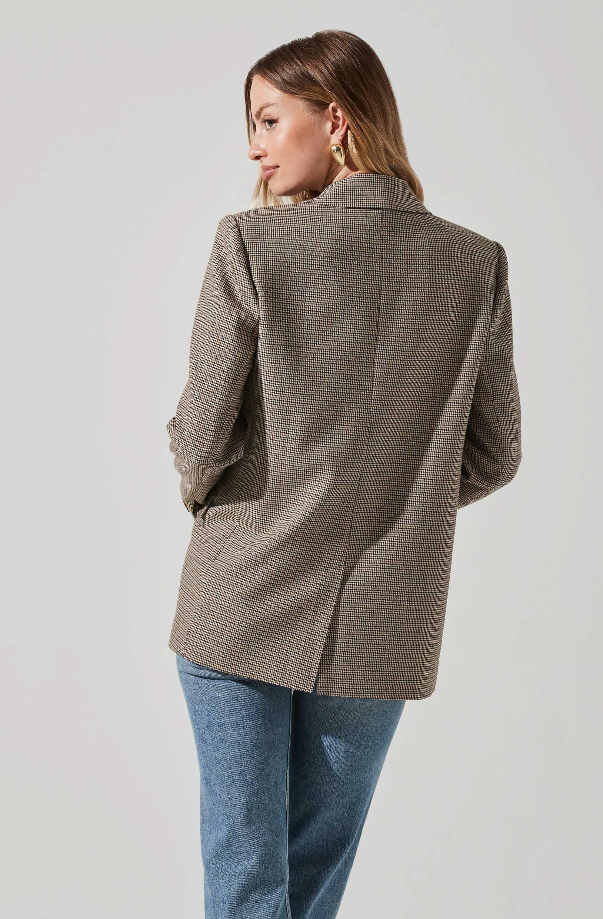 Milani Double Breasted Oversized Blazer-Aljck