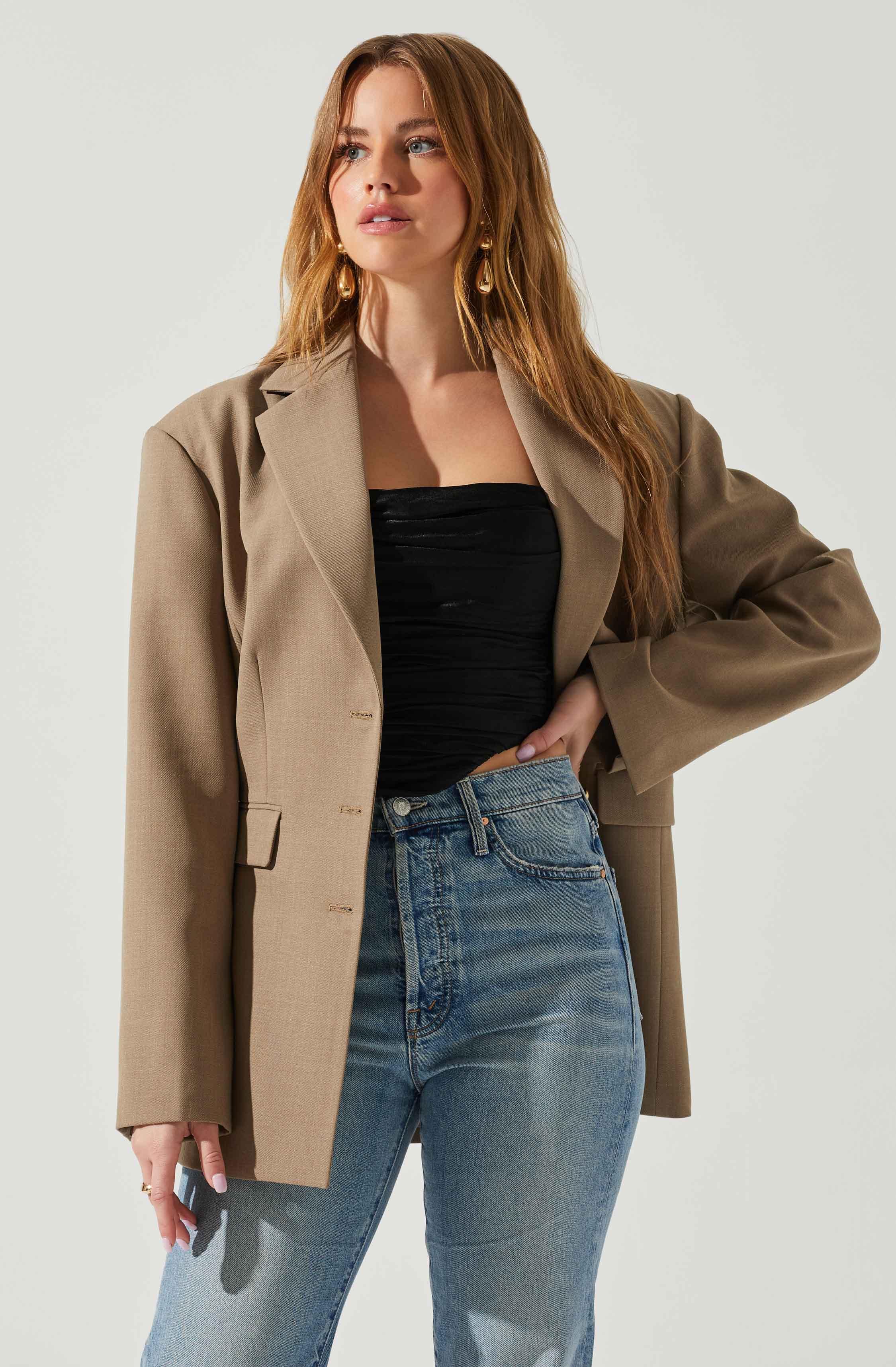 Galilea Oversized Blazer-Aljck