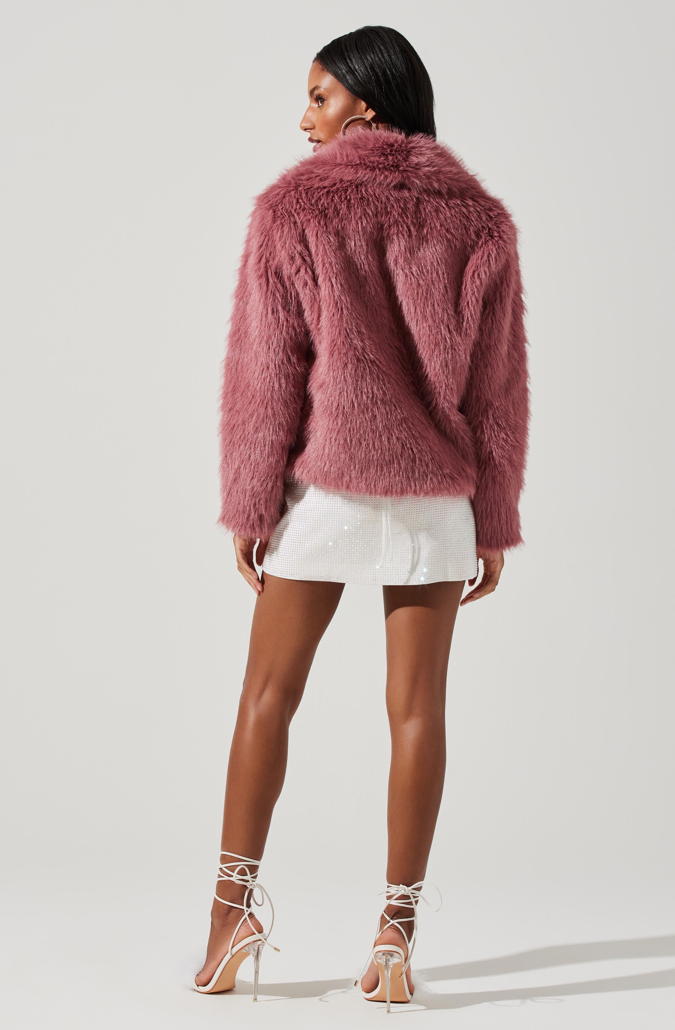 Lynx Faux Fur Coat-Aljck