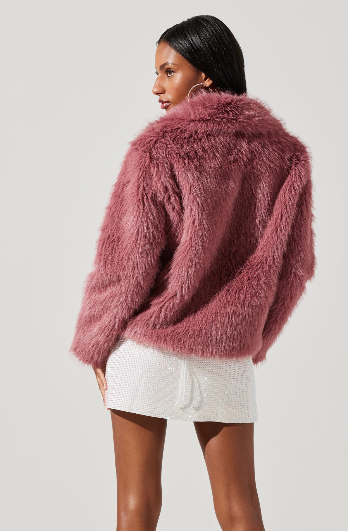 Lynx Faux Fur Coat-Aljck