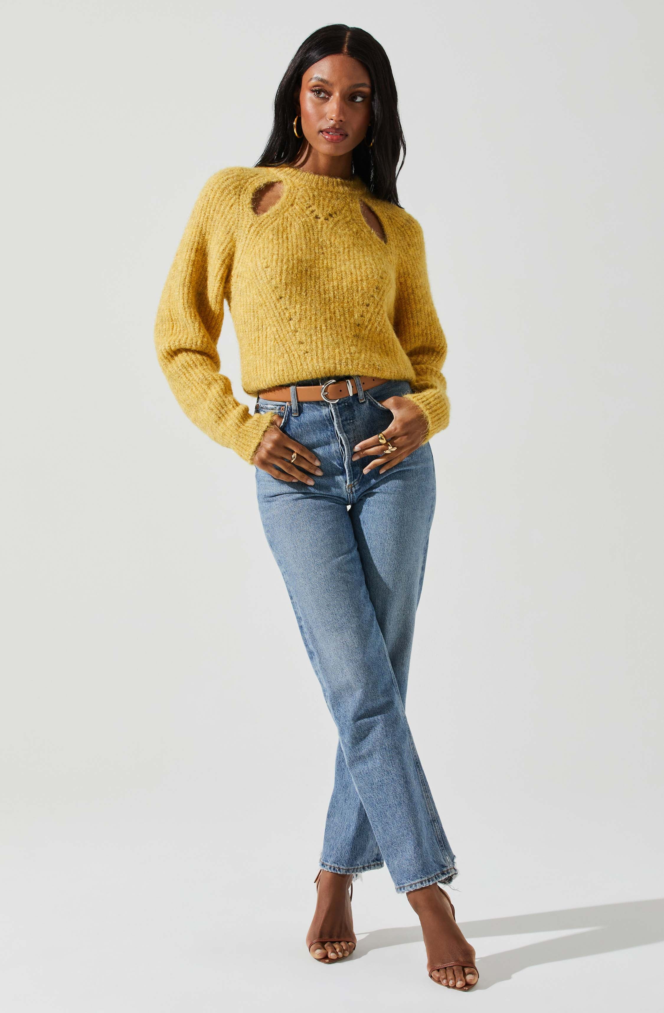 Kris Cutout Sweater-Aljck