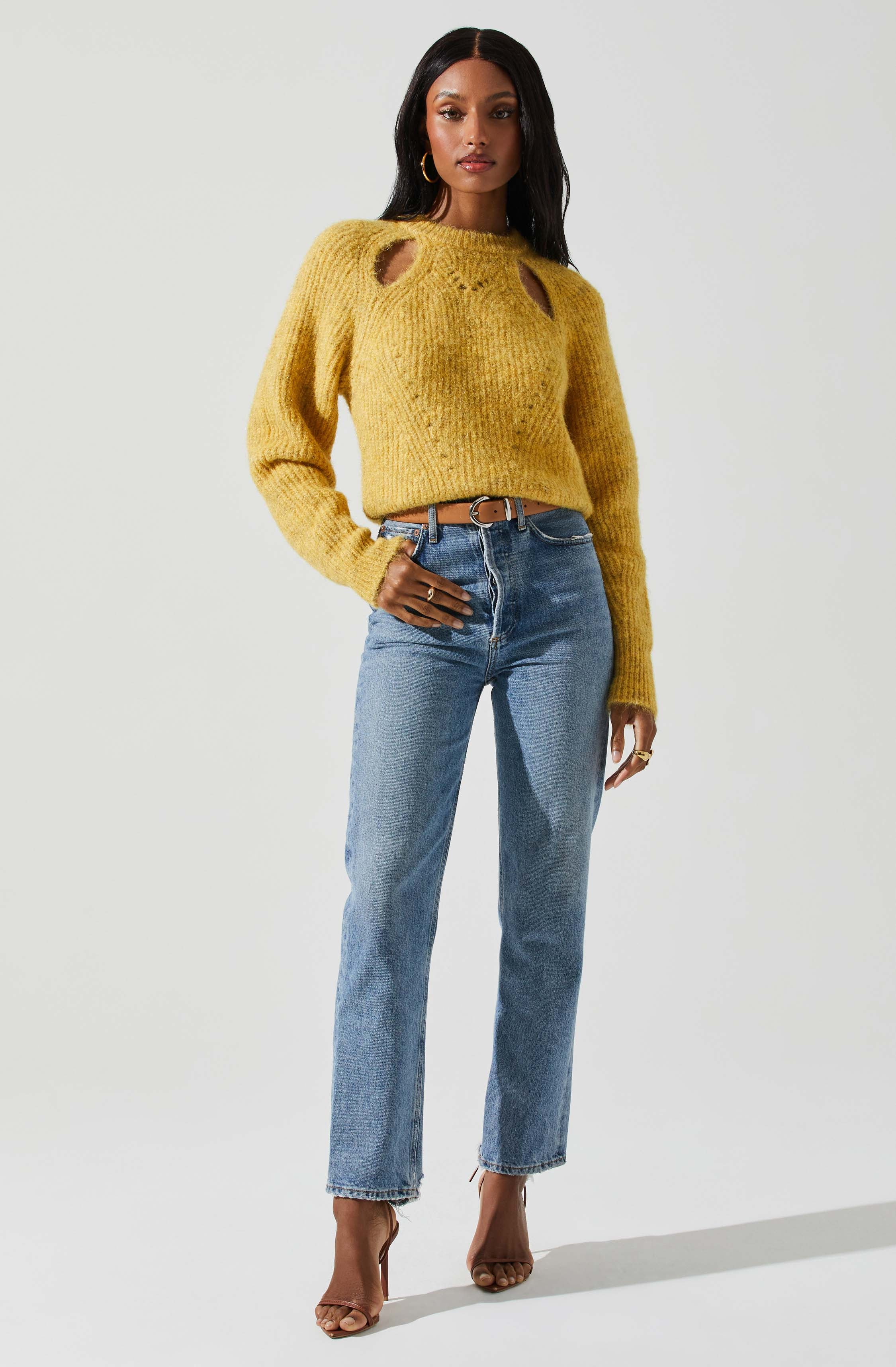 Kris Cutout Sweater-Aljck