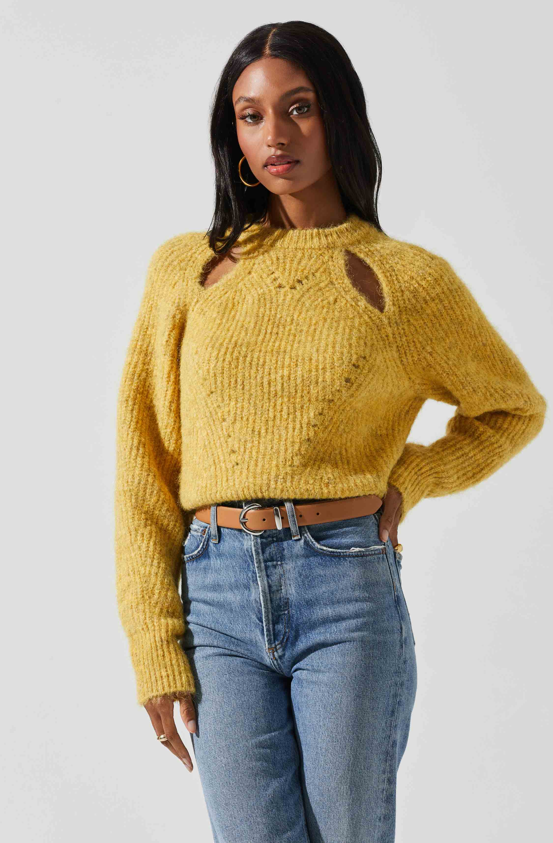 Kris Cutout Sweater-Aljck