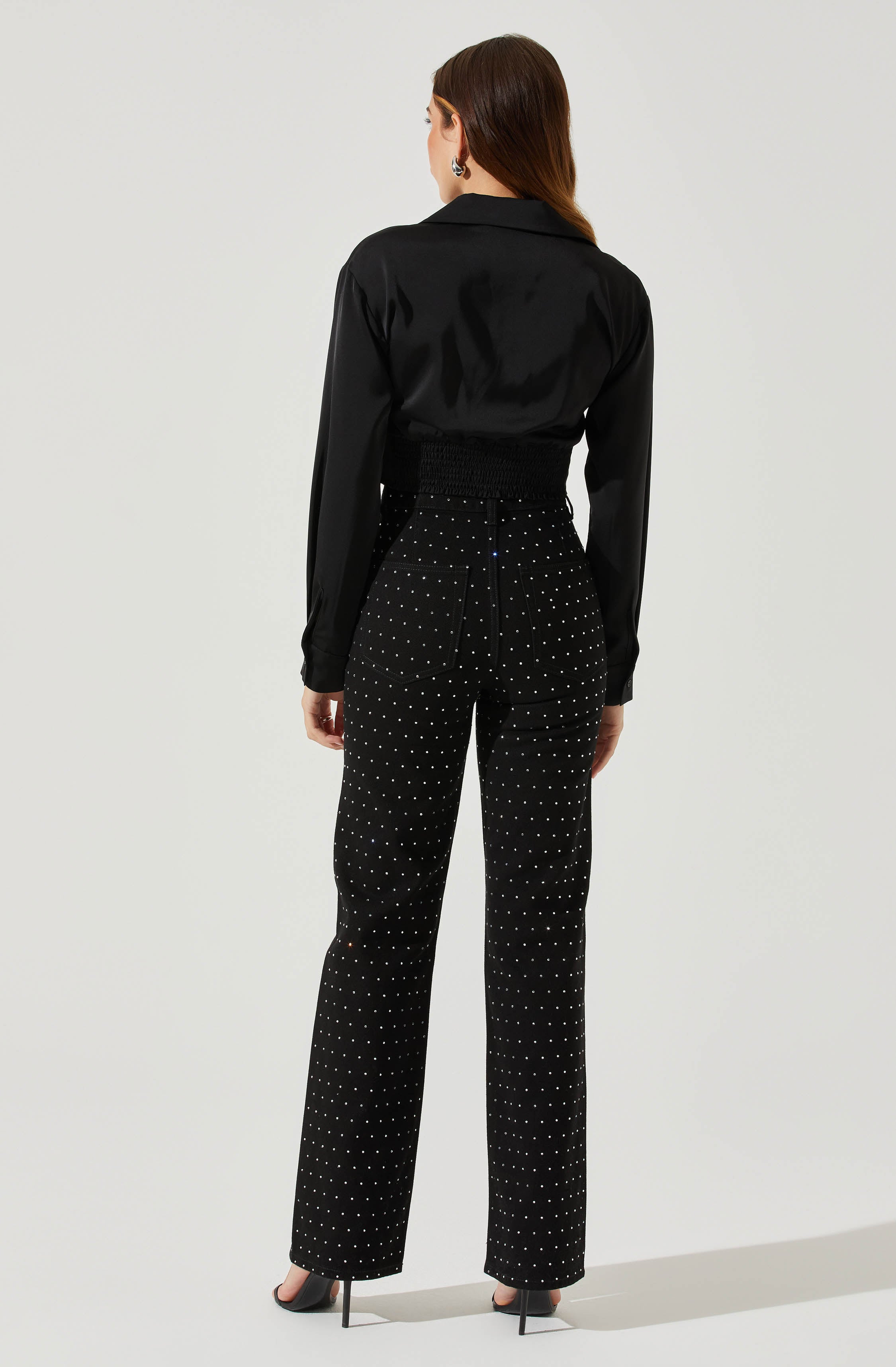 Valerie Long Sleeve Corset Top-Aljck