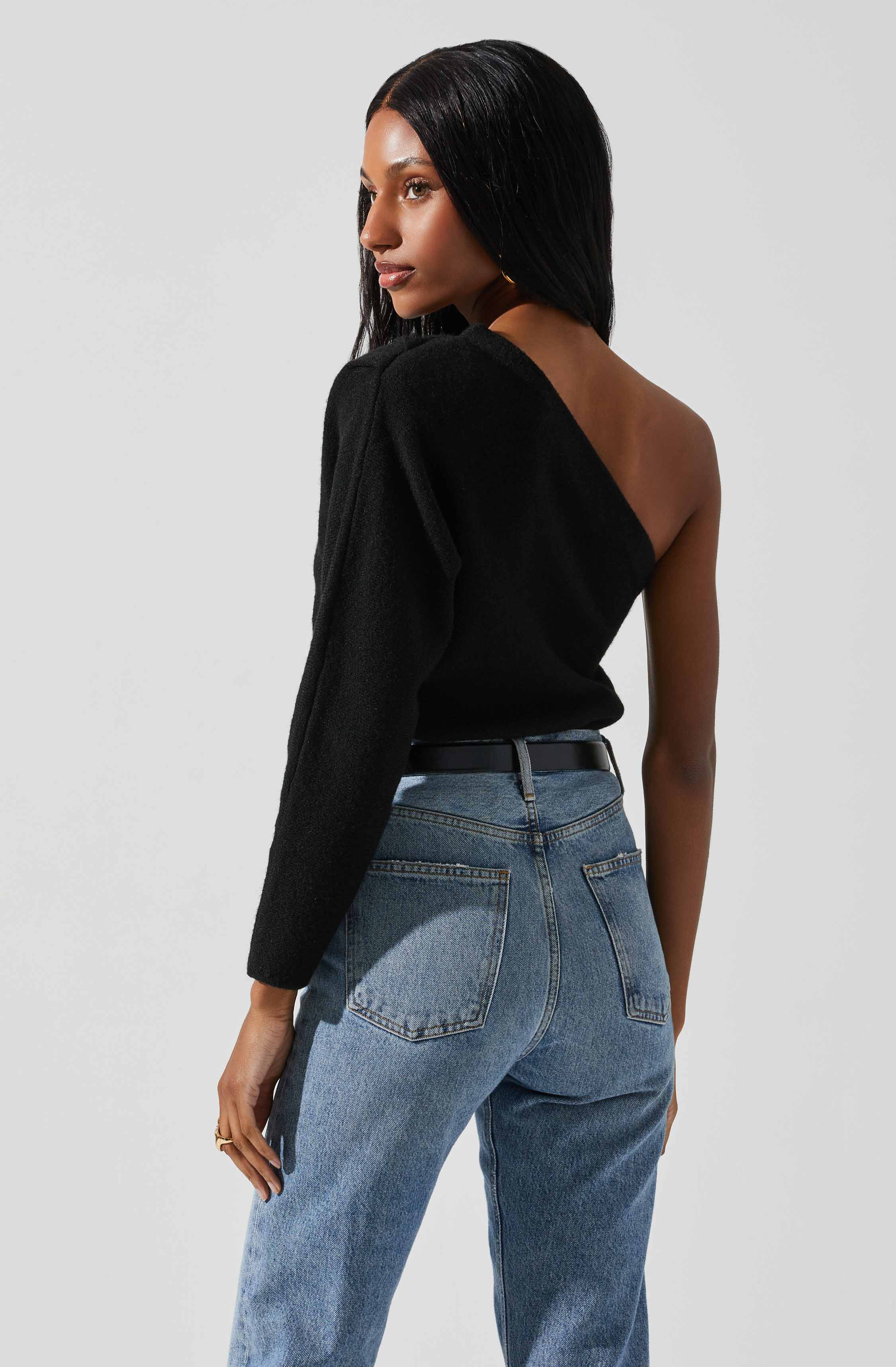 Cosima One Sleeve Sweater-Aljck