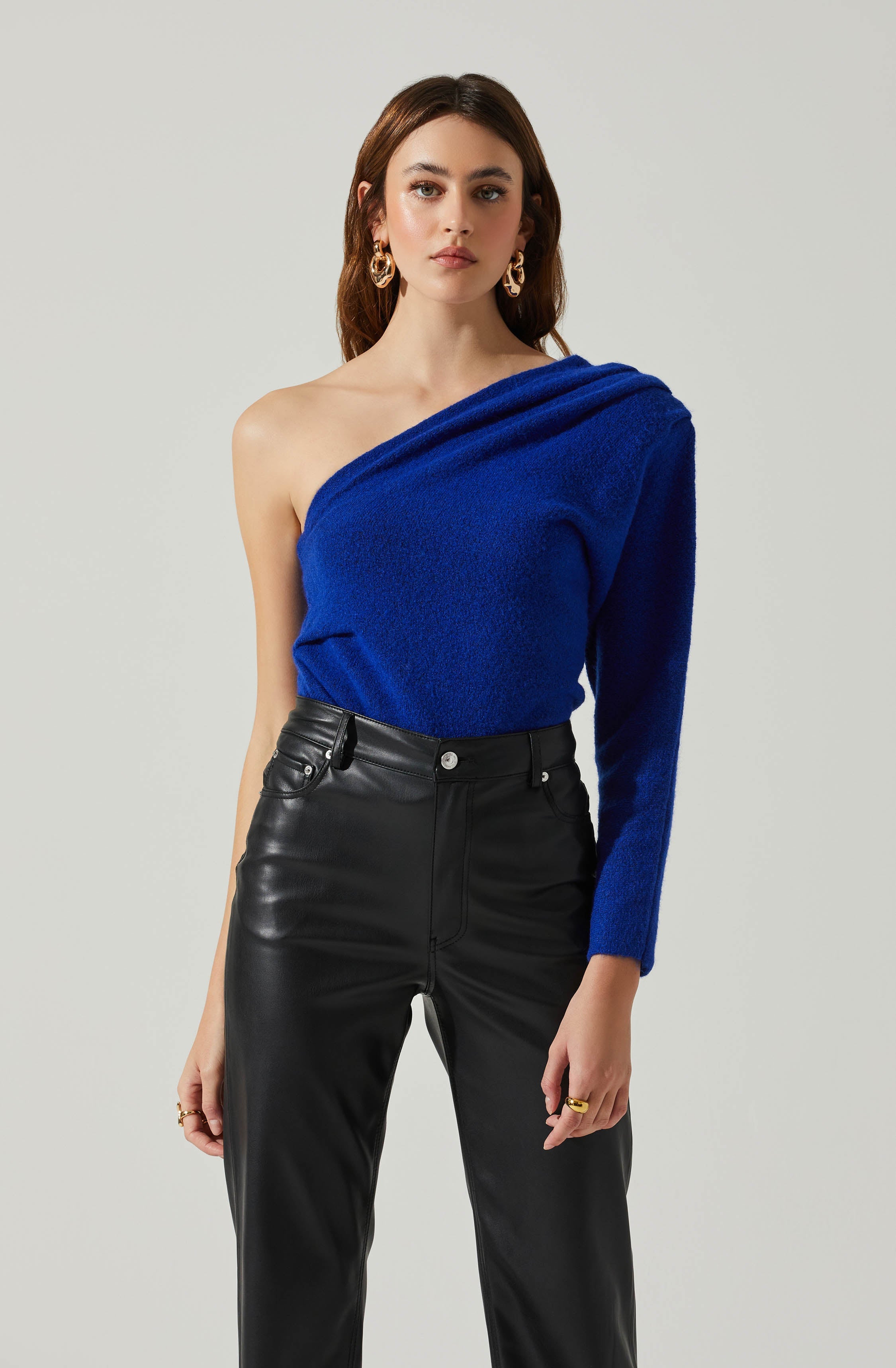 Cosima One Sleeve Sweater-Aljck