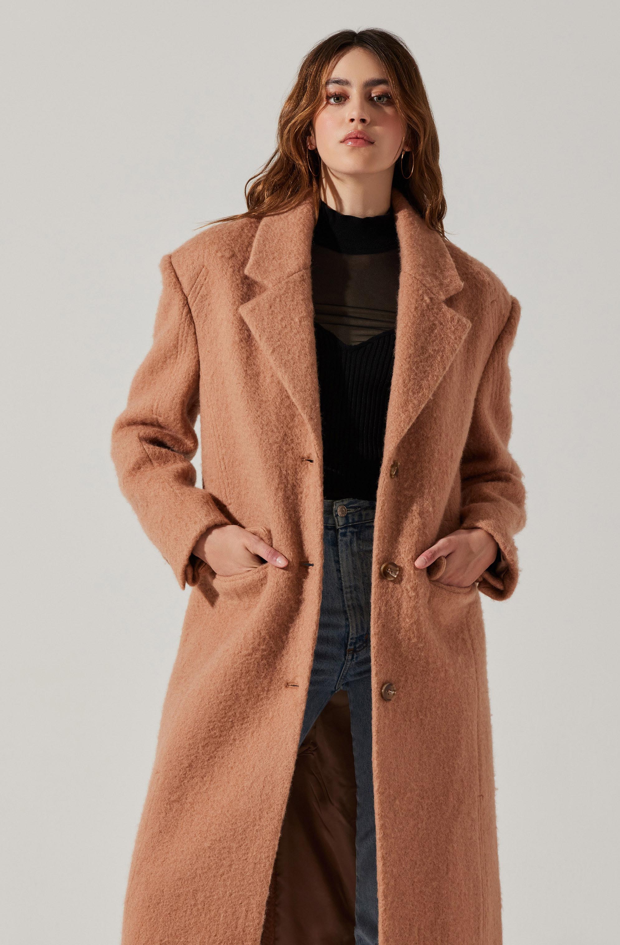 Etta Wool Blend Coat-Aljck