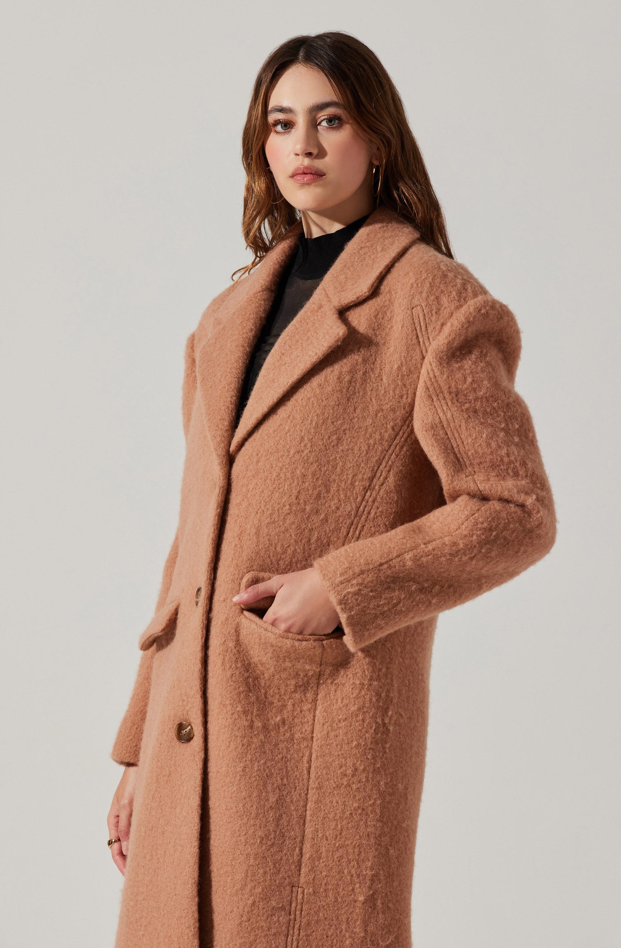 Etta Wool Blend Coat-Aljck
