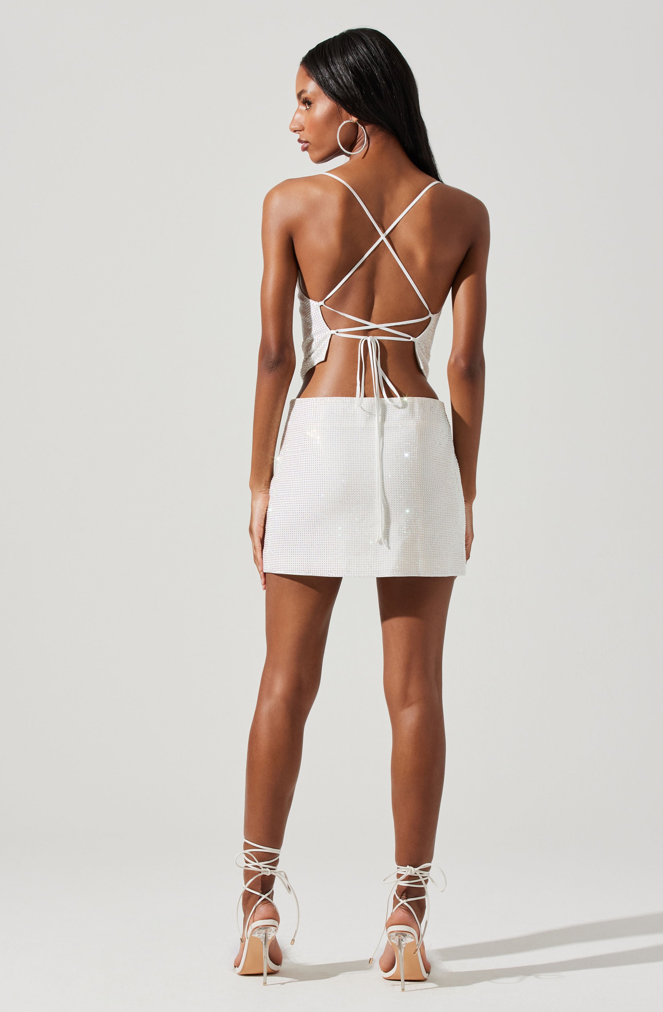 Remi Embellished Strappy Back Cami-Aljck