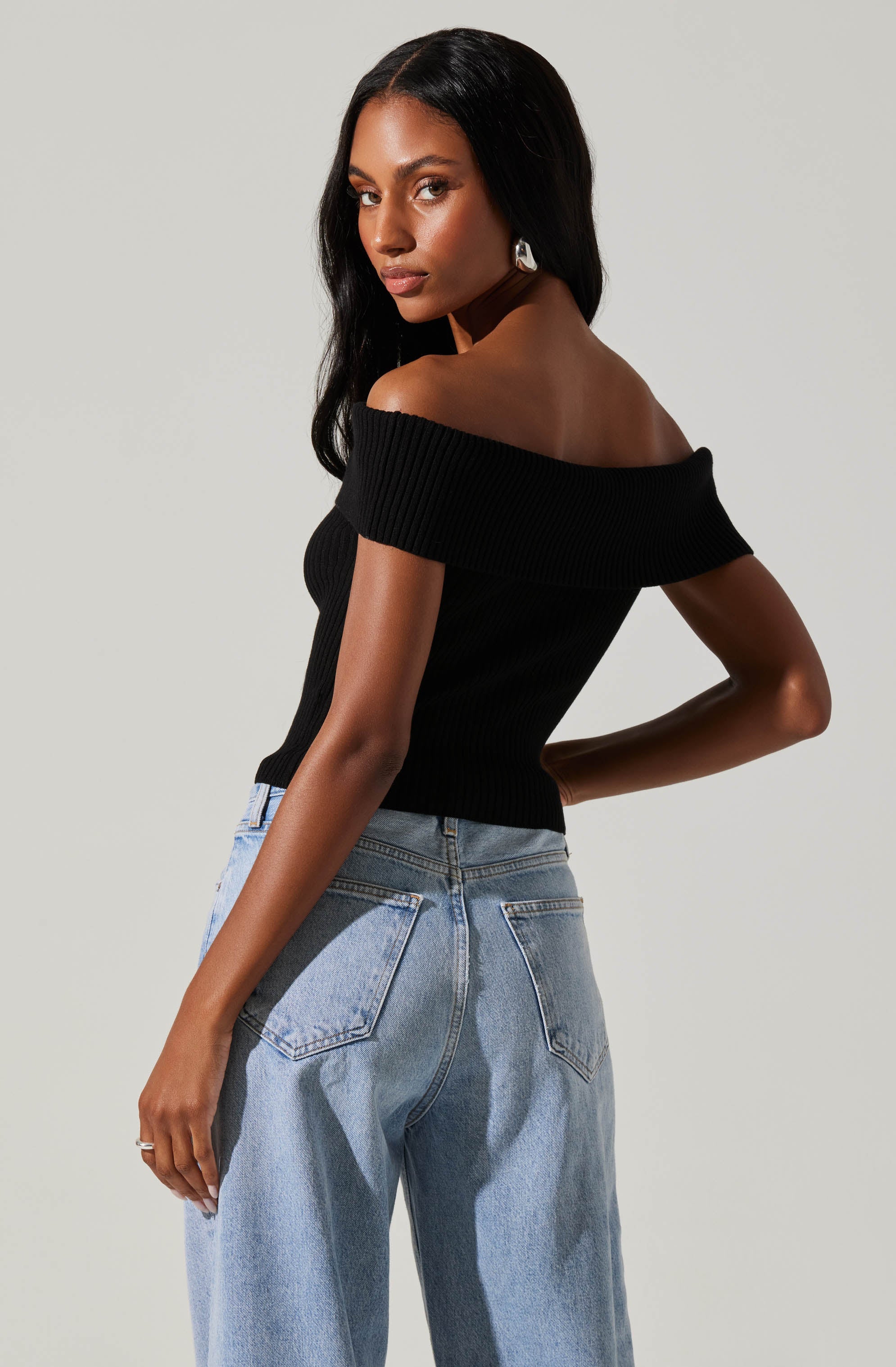 Ainsley Fold Over Sweater-Aljck