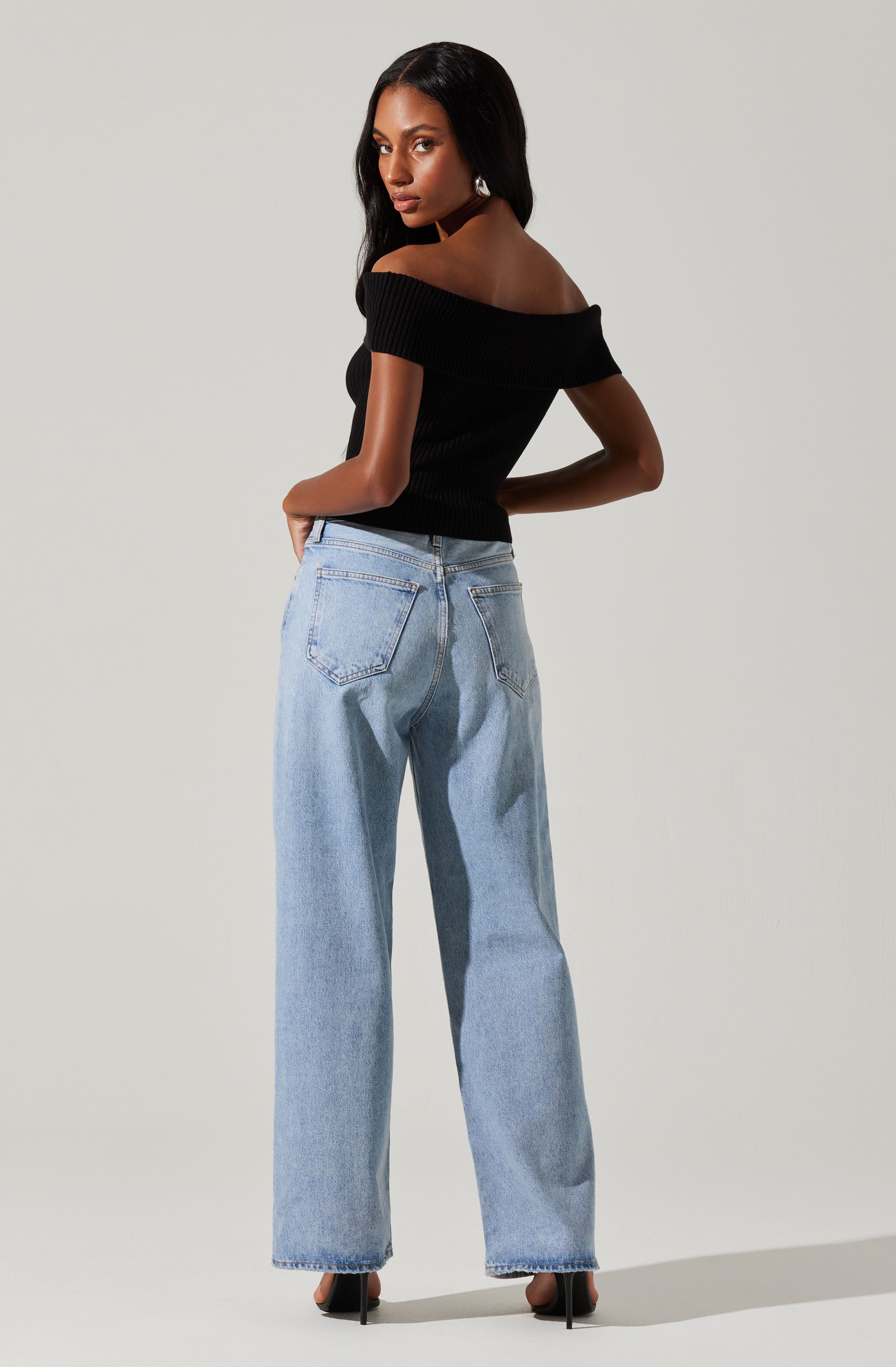 Ainsley Fold Over Sweater-Aljck