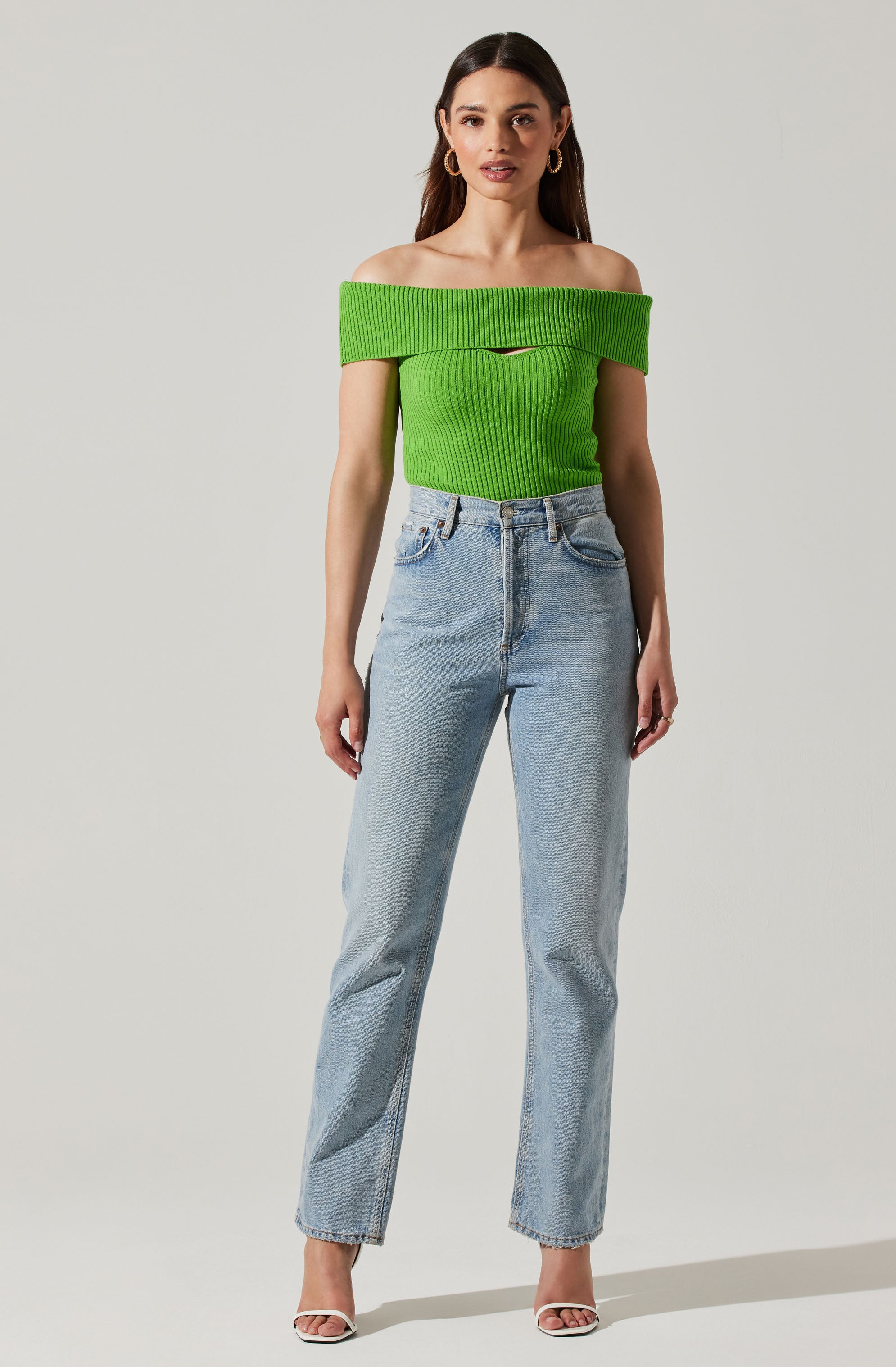 Ainsley Fold Over Sweater-Aljck