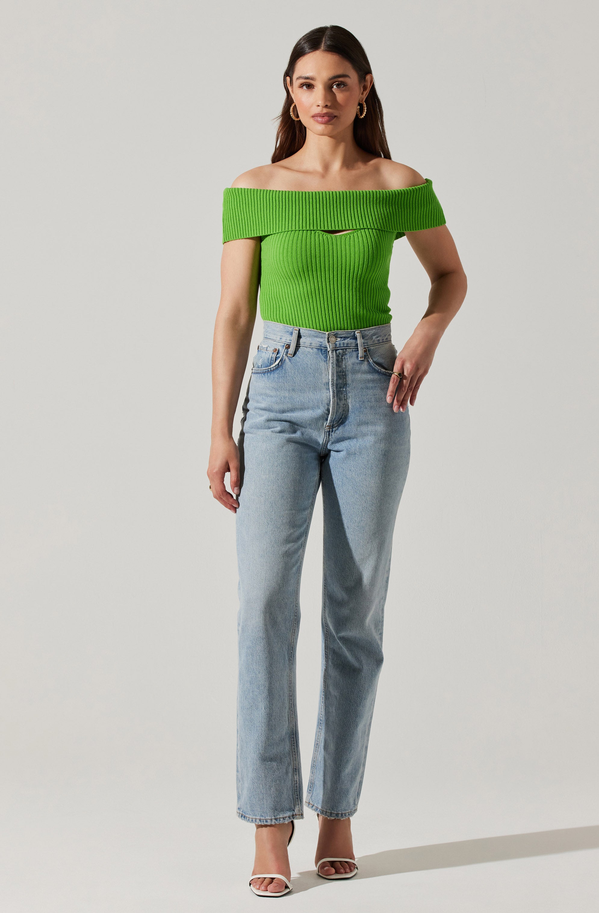 Ainsley Fold Over Sweater-Aljck