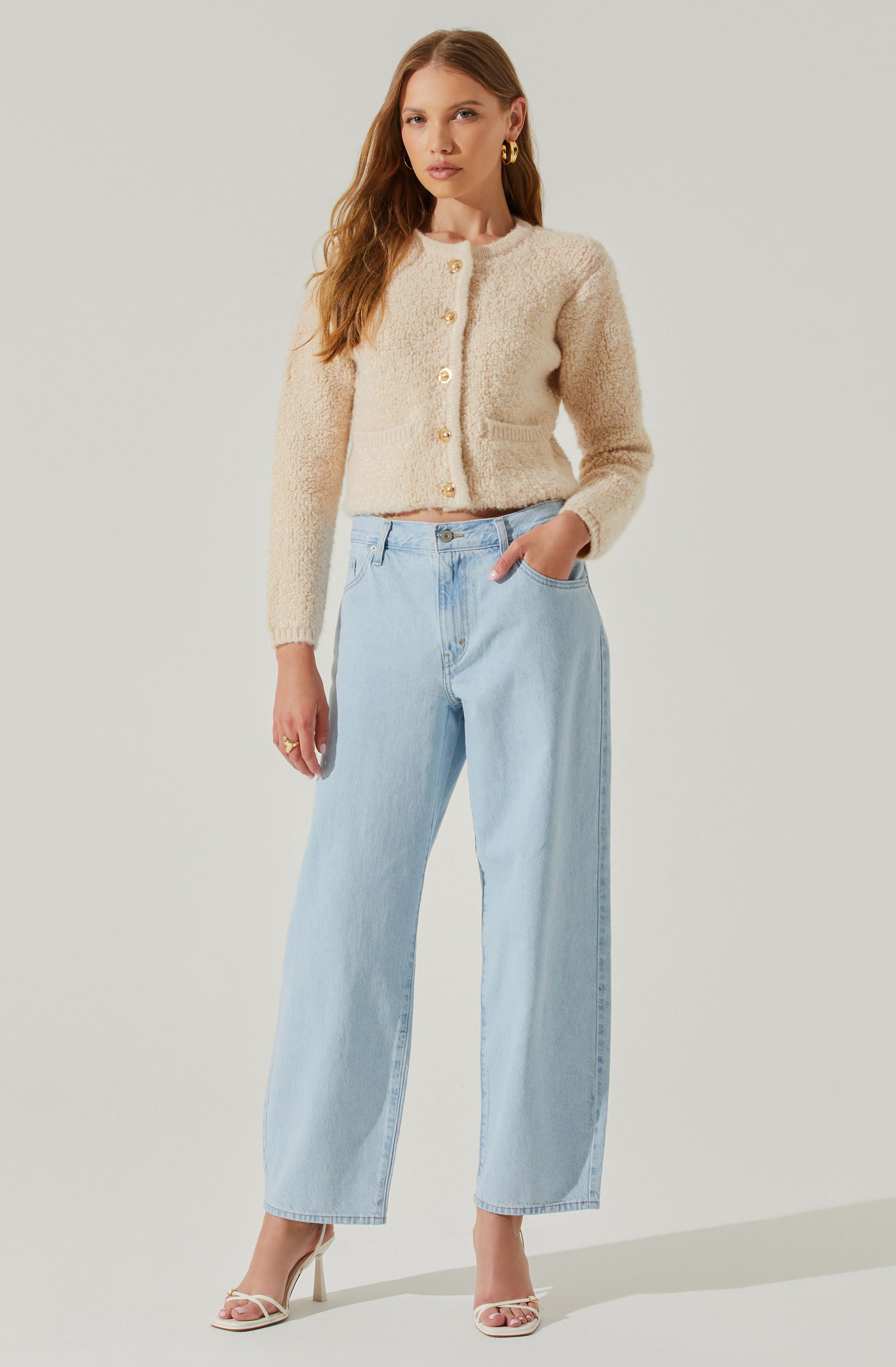 Myrtle Wool Blend Cardigan Sweater-Aljck