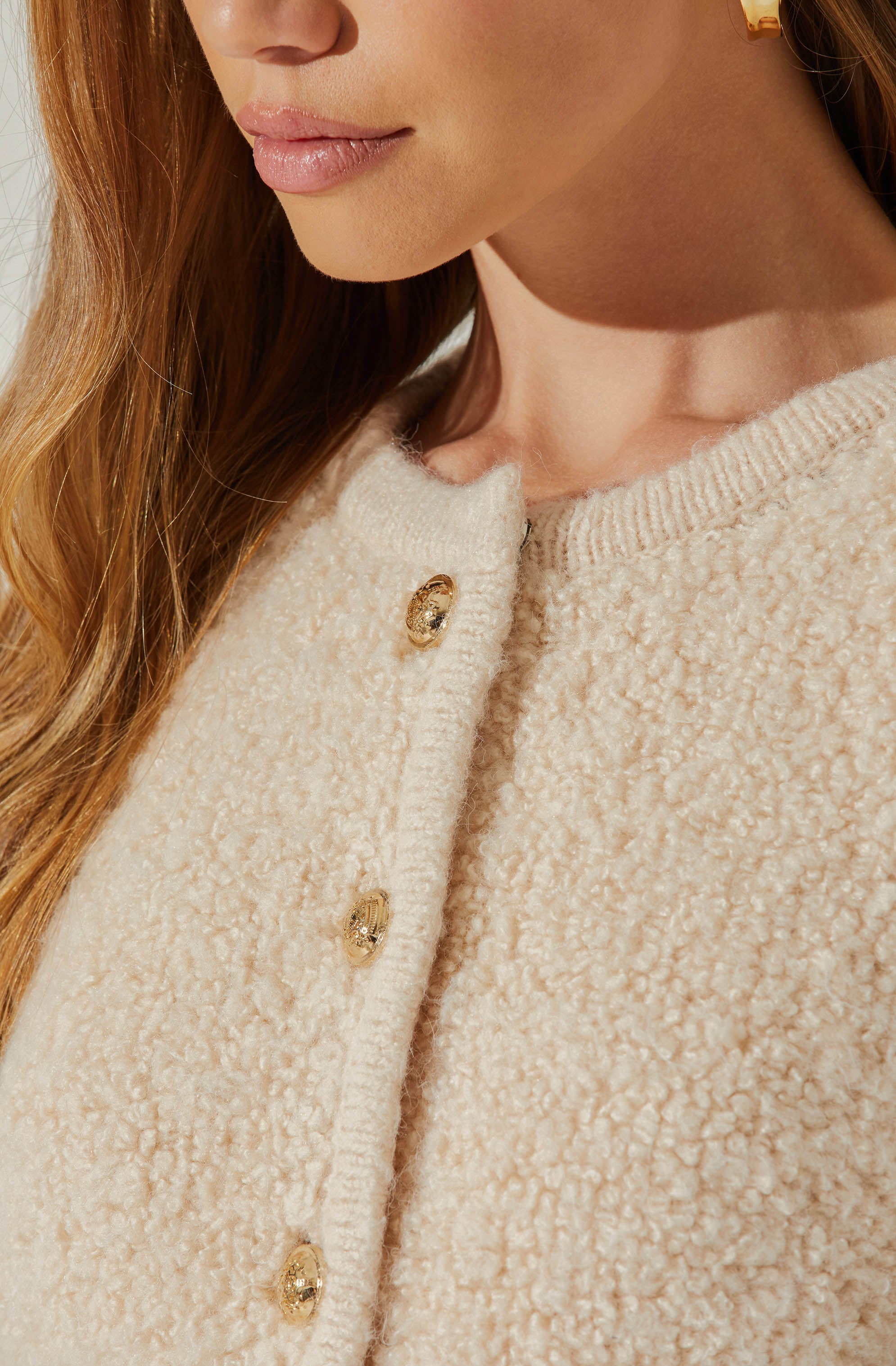 Myrtle Wool Blend Cardigan Sweater-Aljck