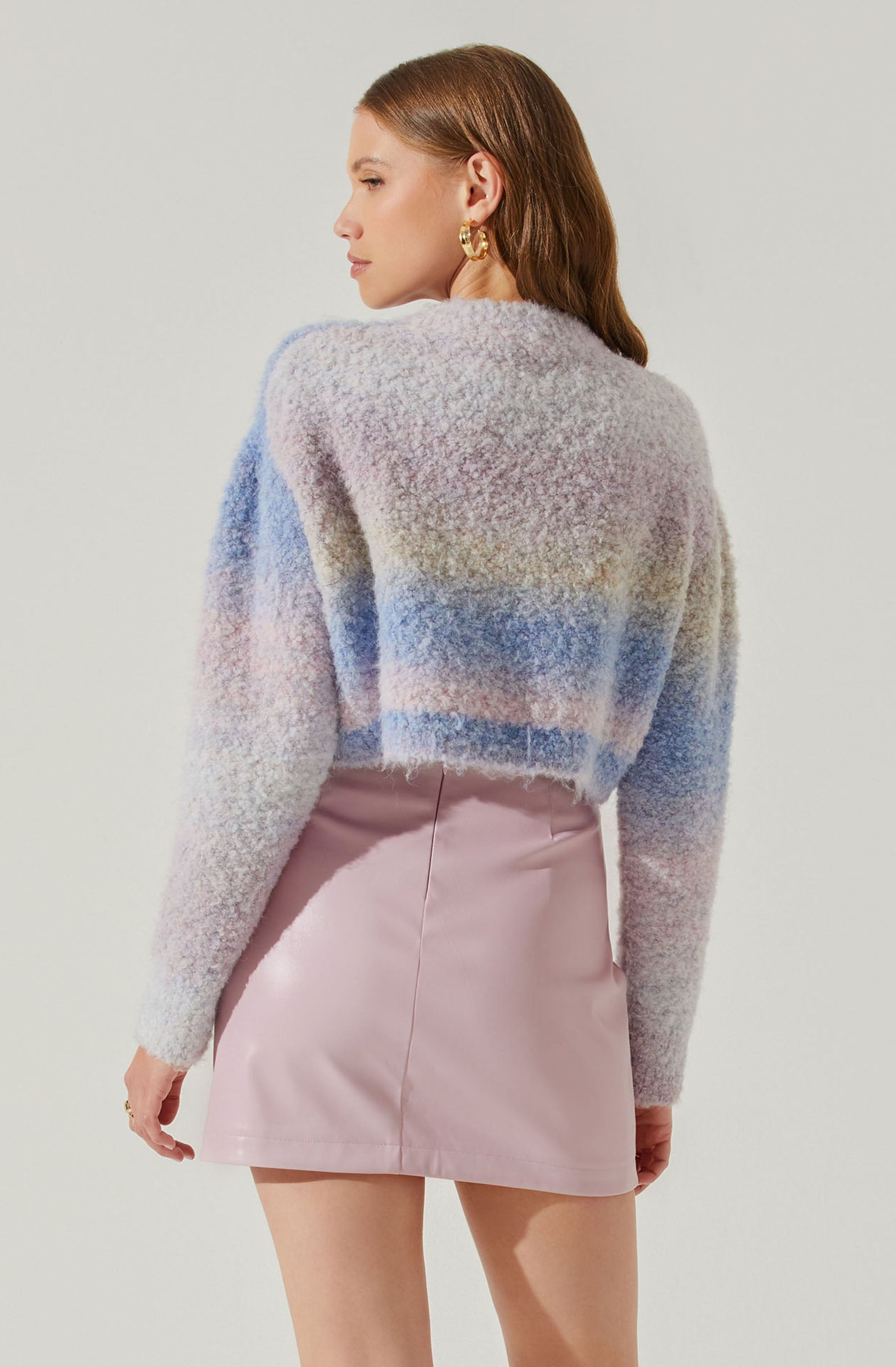 Alita Cropped Ombre Sweater-Aljck