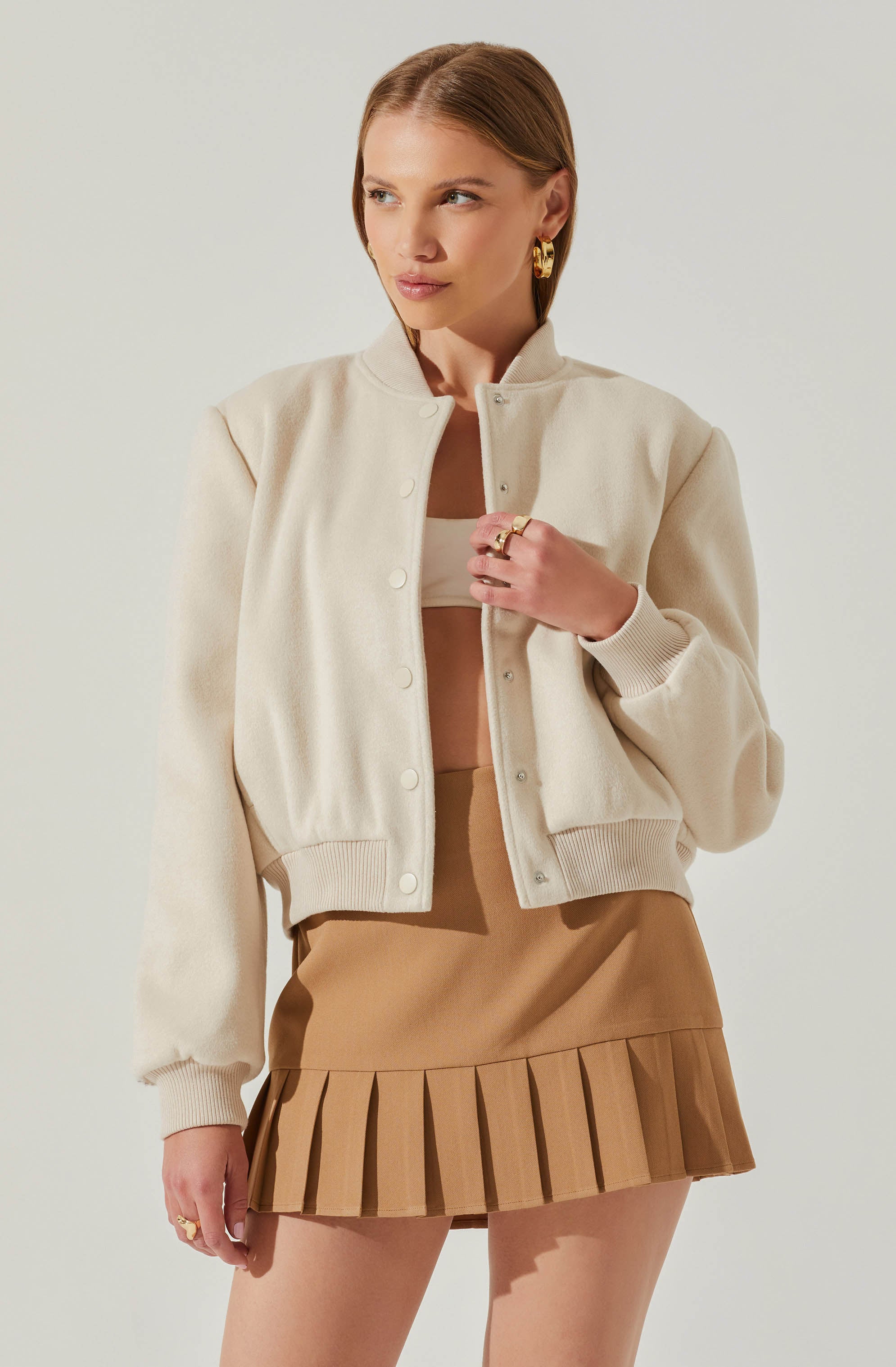 Olenna Bomber Varsity Jacket-Aljck