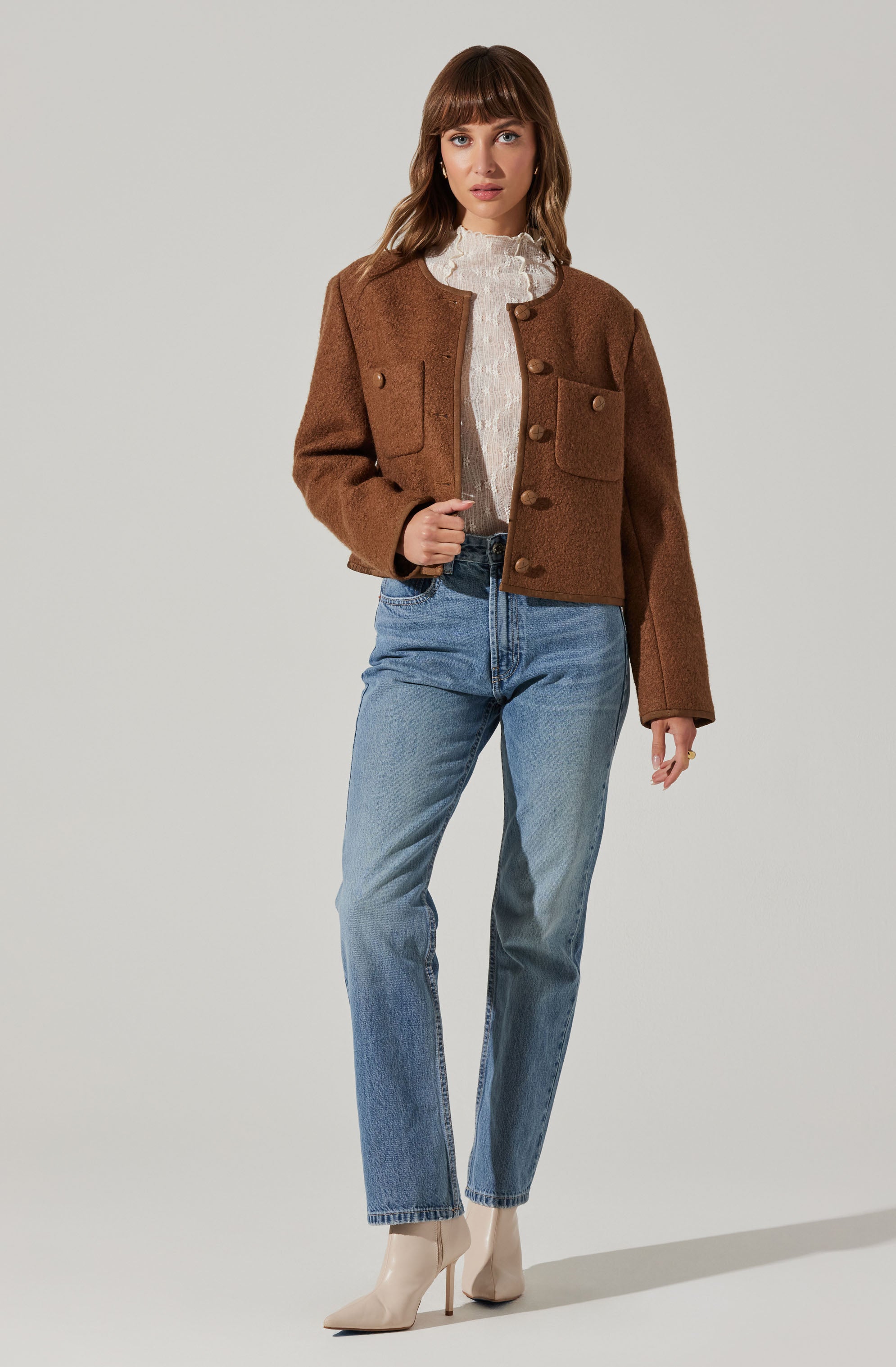 Calliope Wool Blend Jacket-Aljck