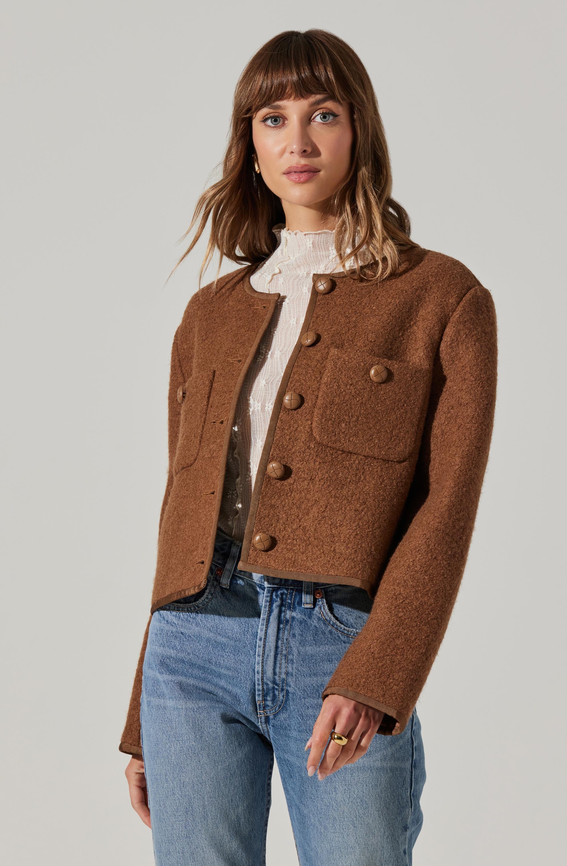 Calliope Wool Blend Jacket-Aljck