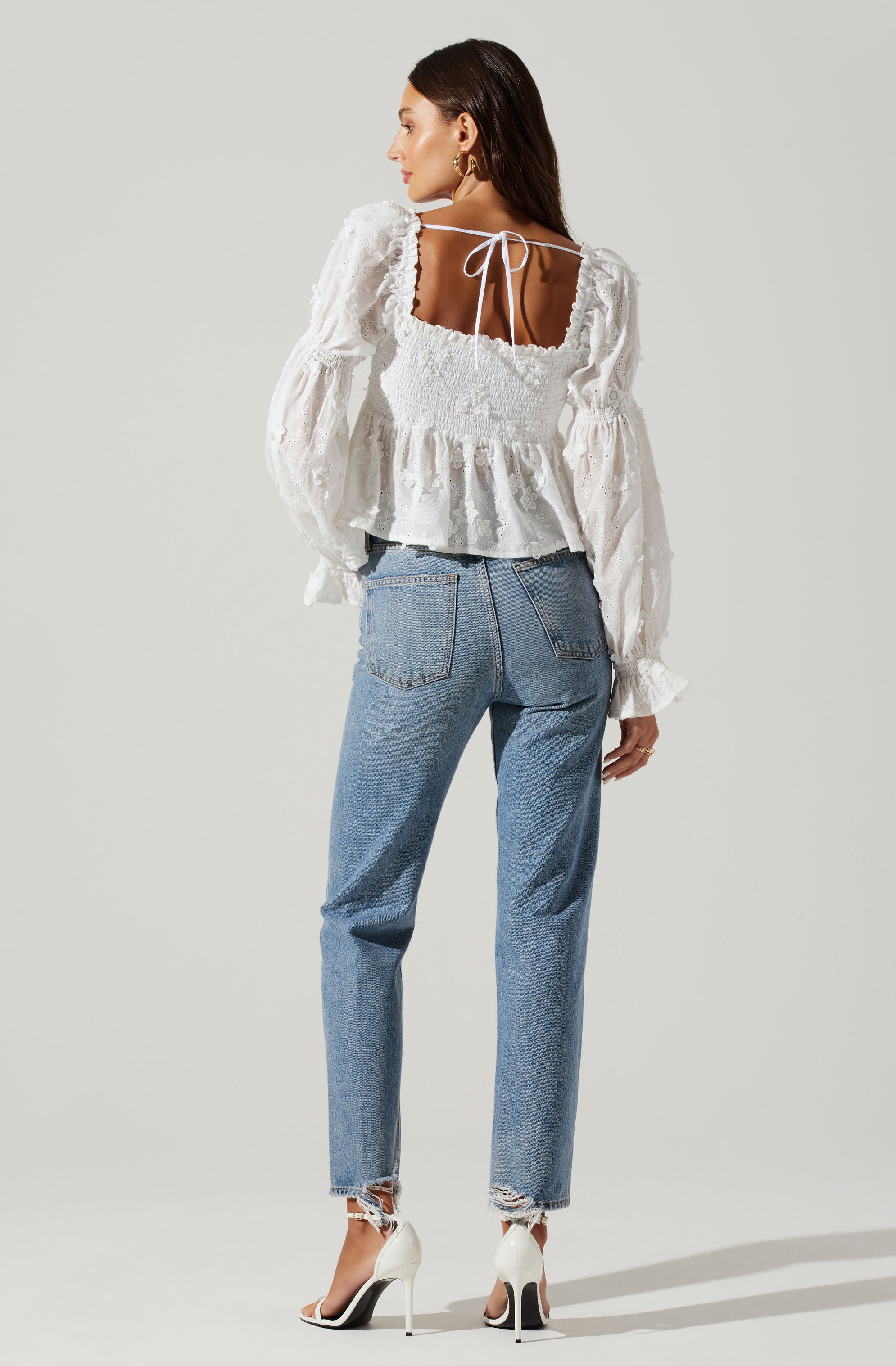Barstow Puff Sleeve Top-Aljck