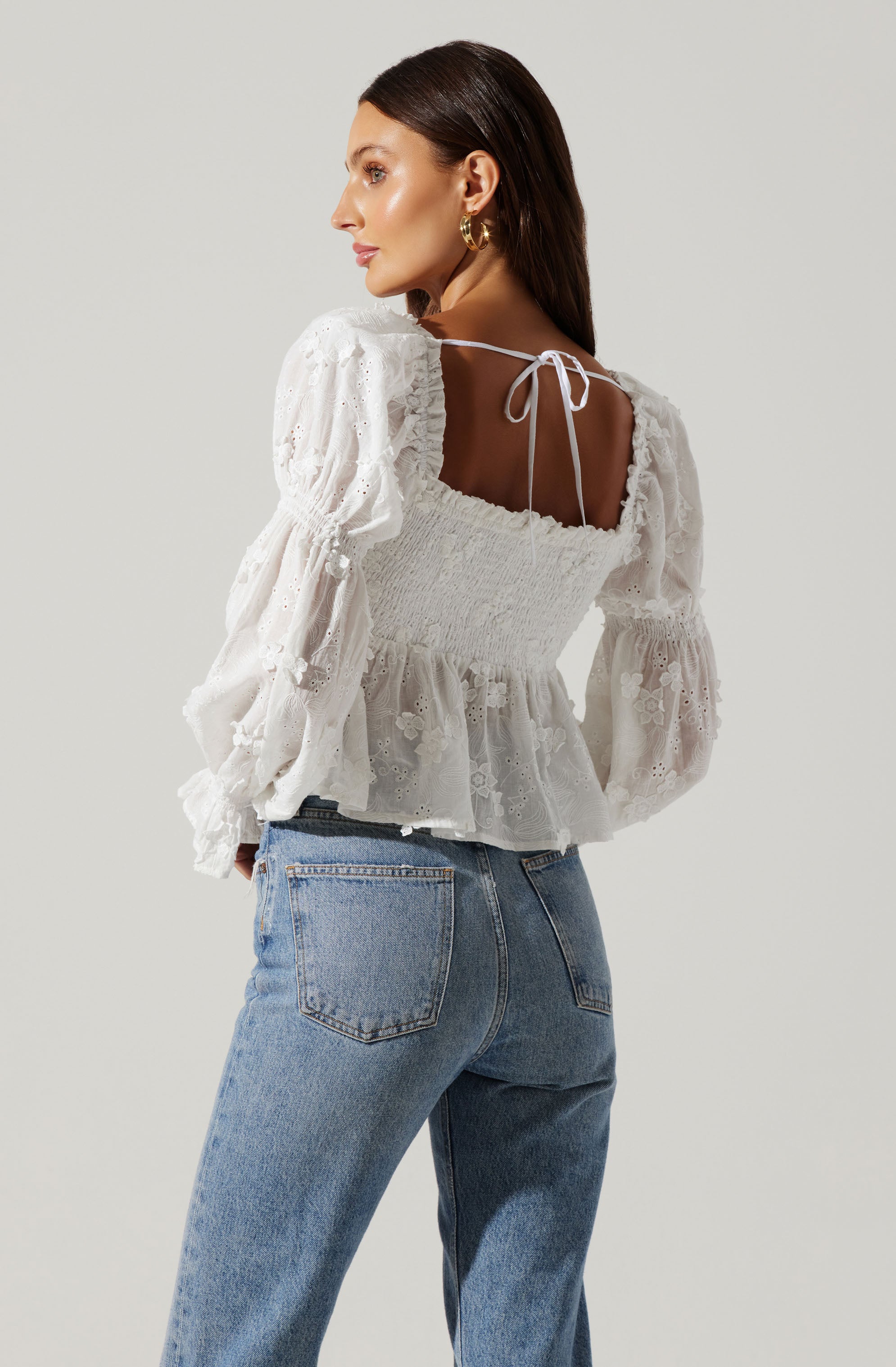 Barstow Puff Sleeve Top-Aljck