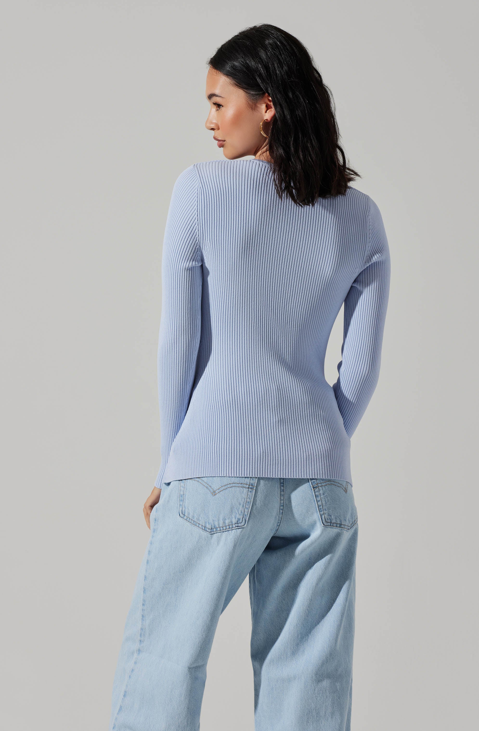 Ansen Ruched Cardigan Sweater-Aljck