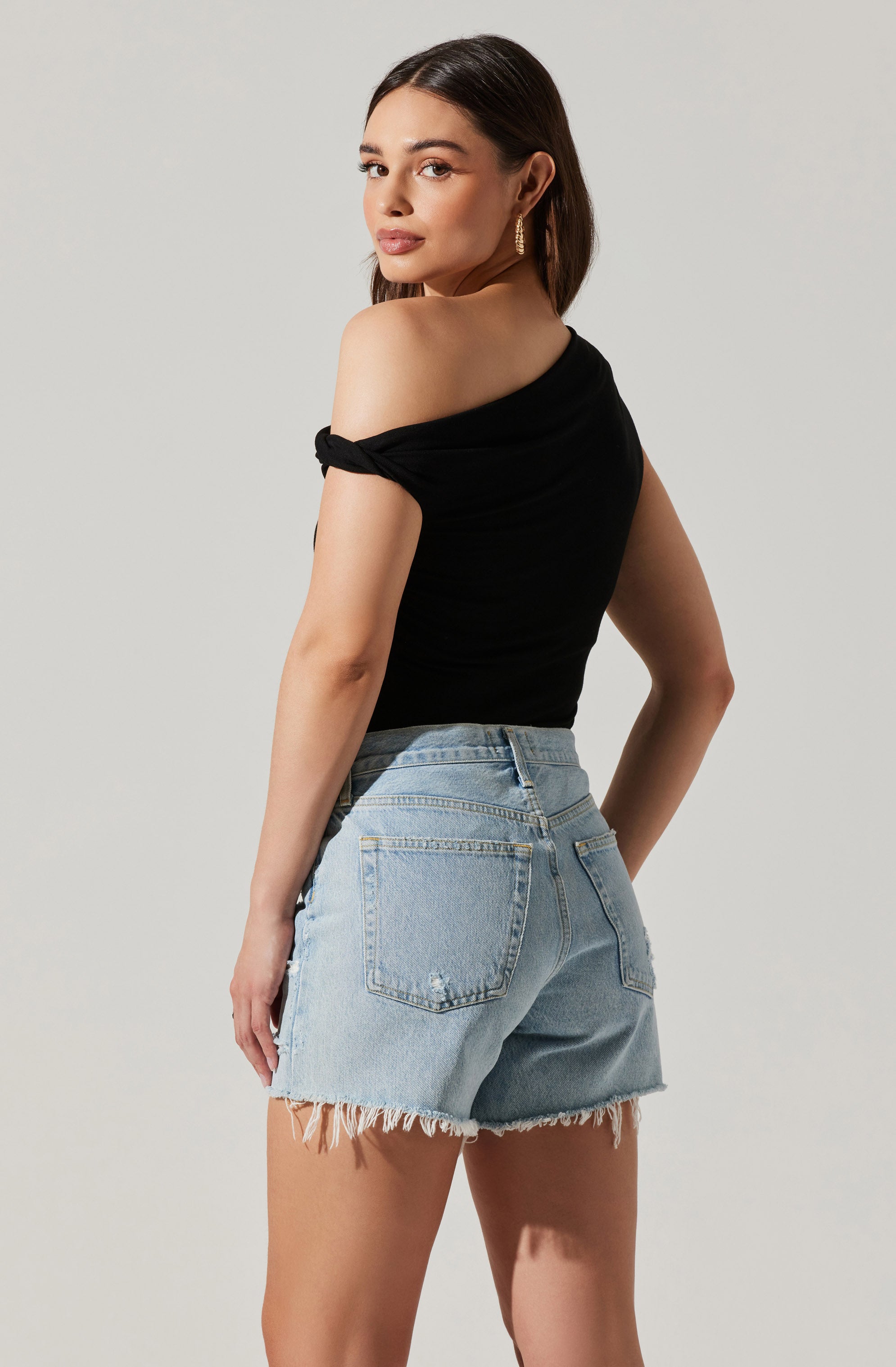 Fiora Asymmetrical Bodysuit-Aljck