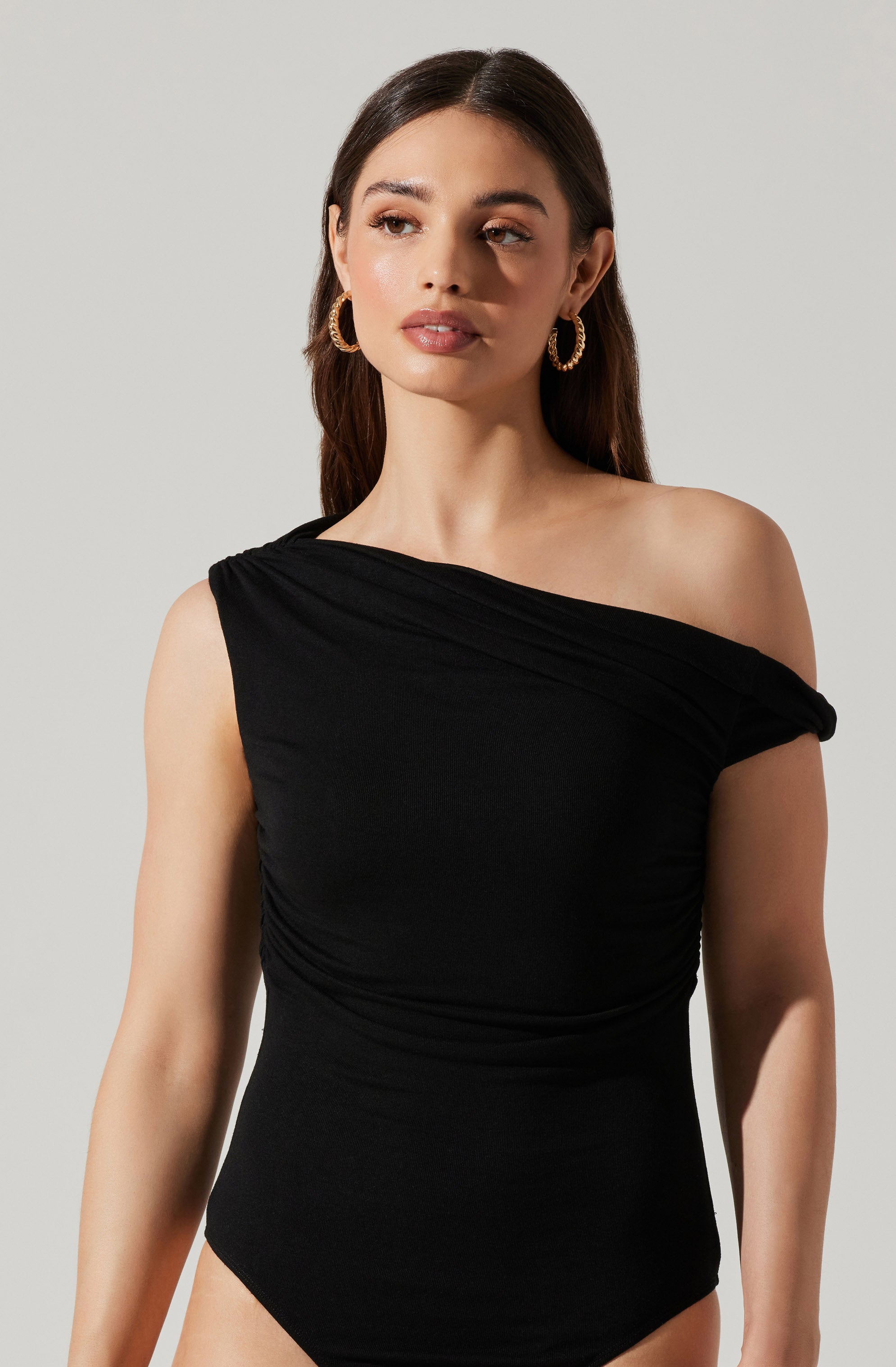 Fiora Asymmetrical Bodysuit-Aljck