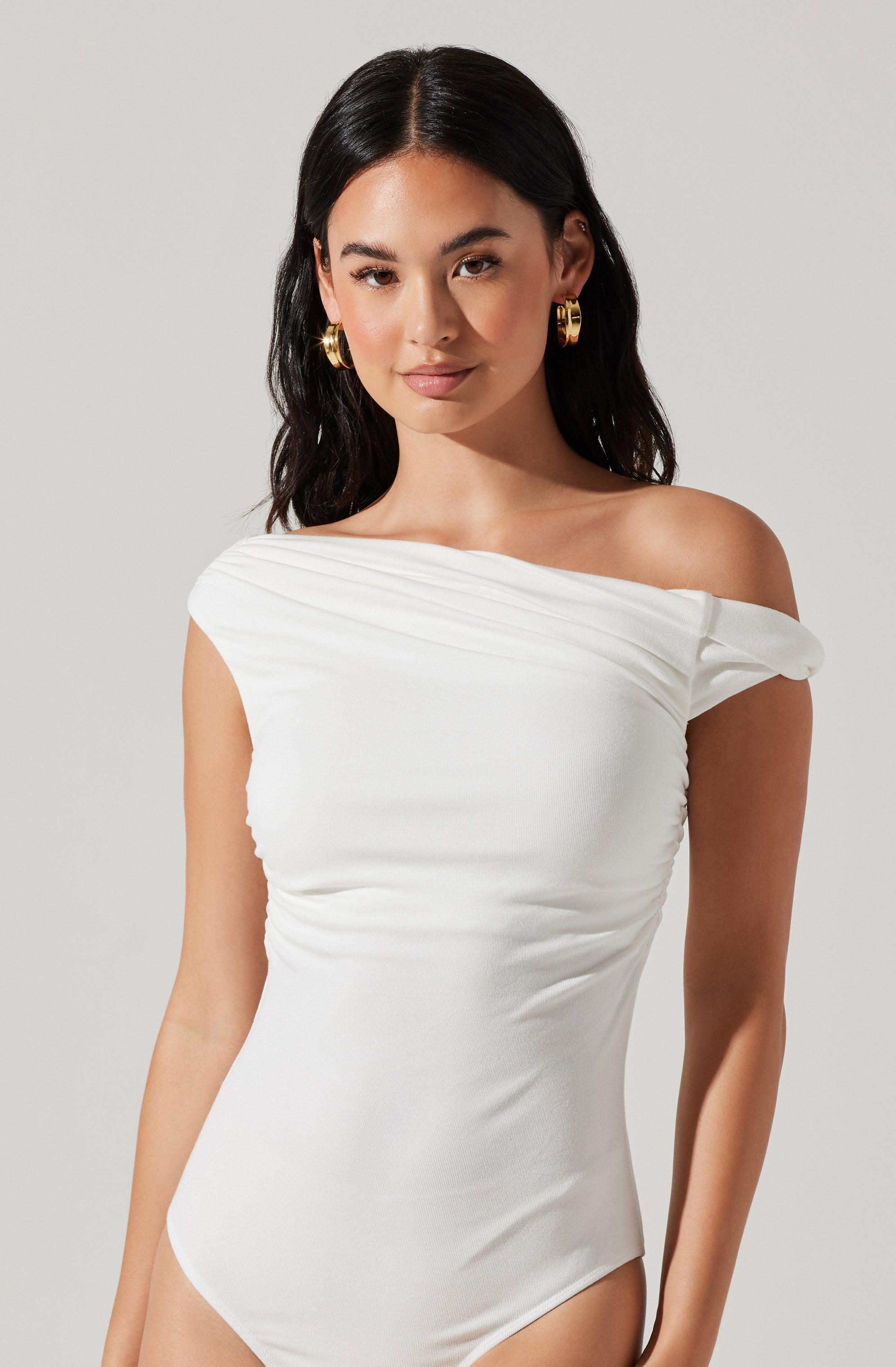 Fiora Asymmetrical Bodysuit-Aljck